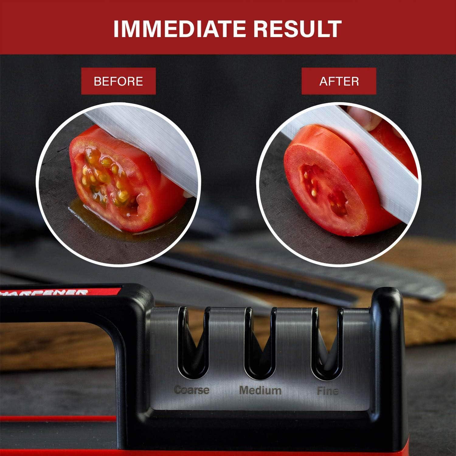 Afilador de cuchillos manual Cubikook CS-T01 3 etapas diamante