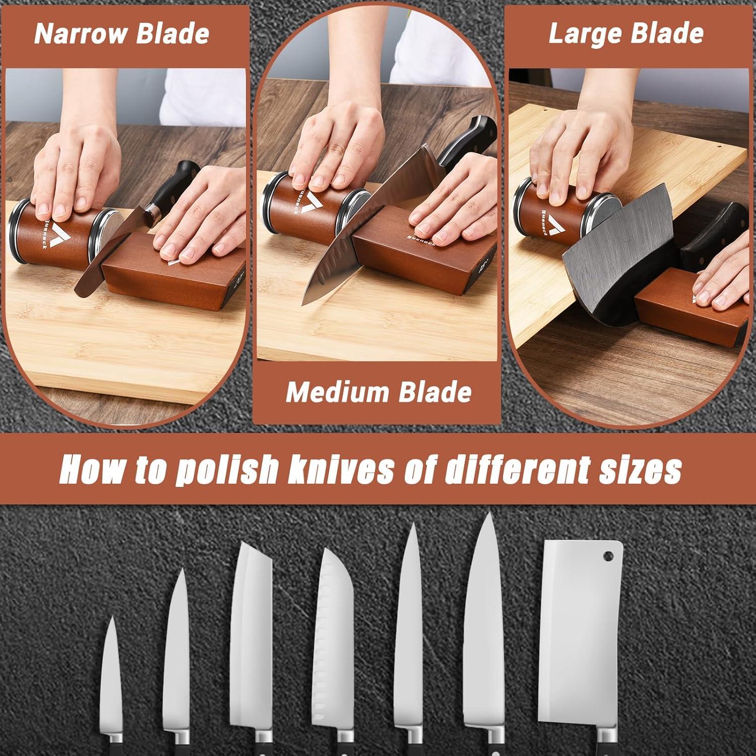 Afilador de Cuchillos Profesional Gusneck con Discos de Diamante