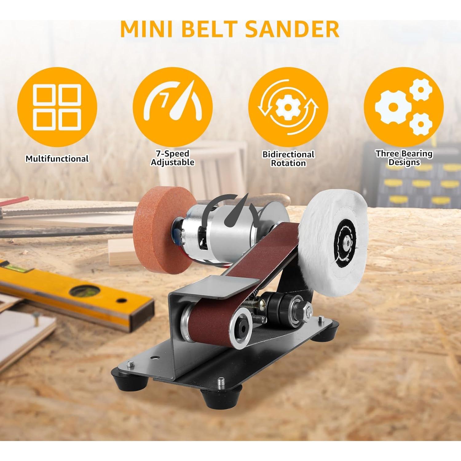 Mini Lijadora de Banda Eléctrica Abizarch 7 Velocidades 220V