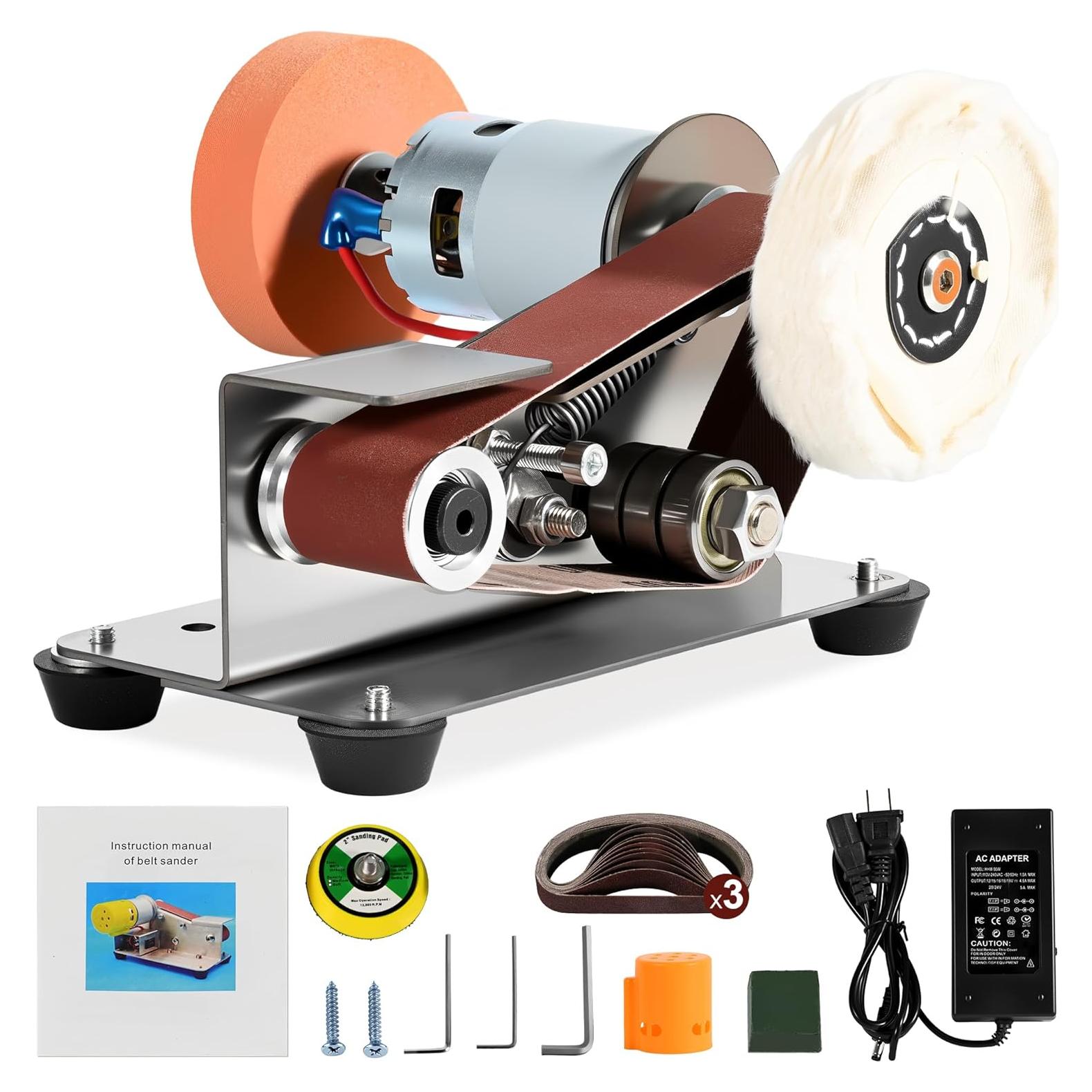 Lijadora de Banda Mini Mefape BS5361 30mm Control Velocidad