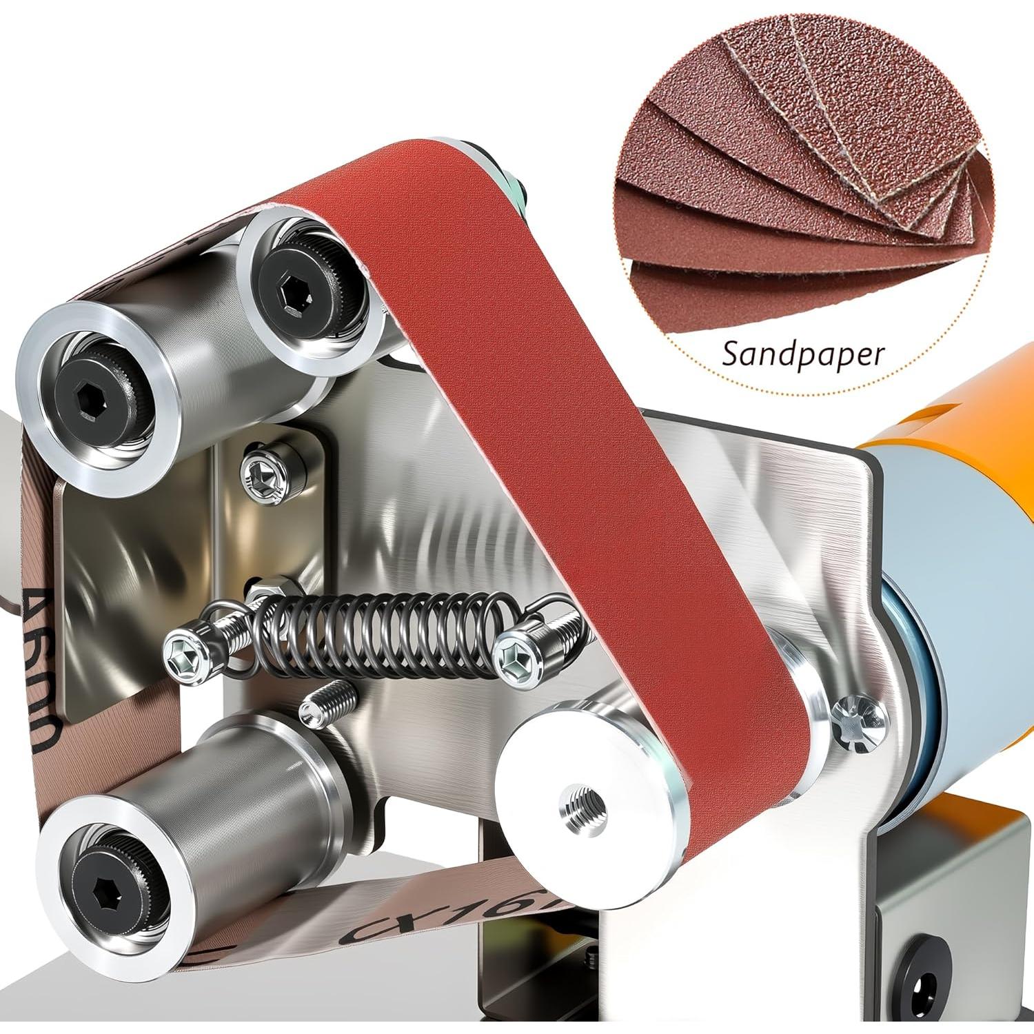 Mini Lijadora de Banda Eléctrica KZU 9000RPM 7 Velocidades