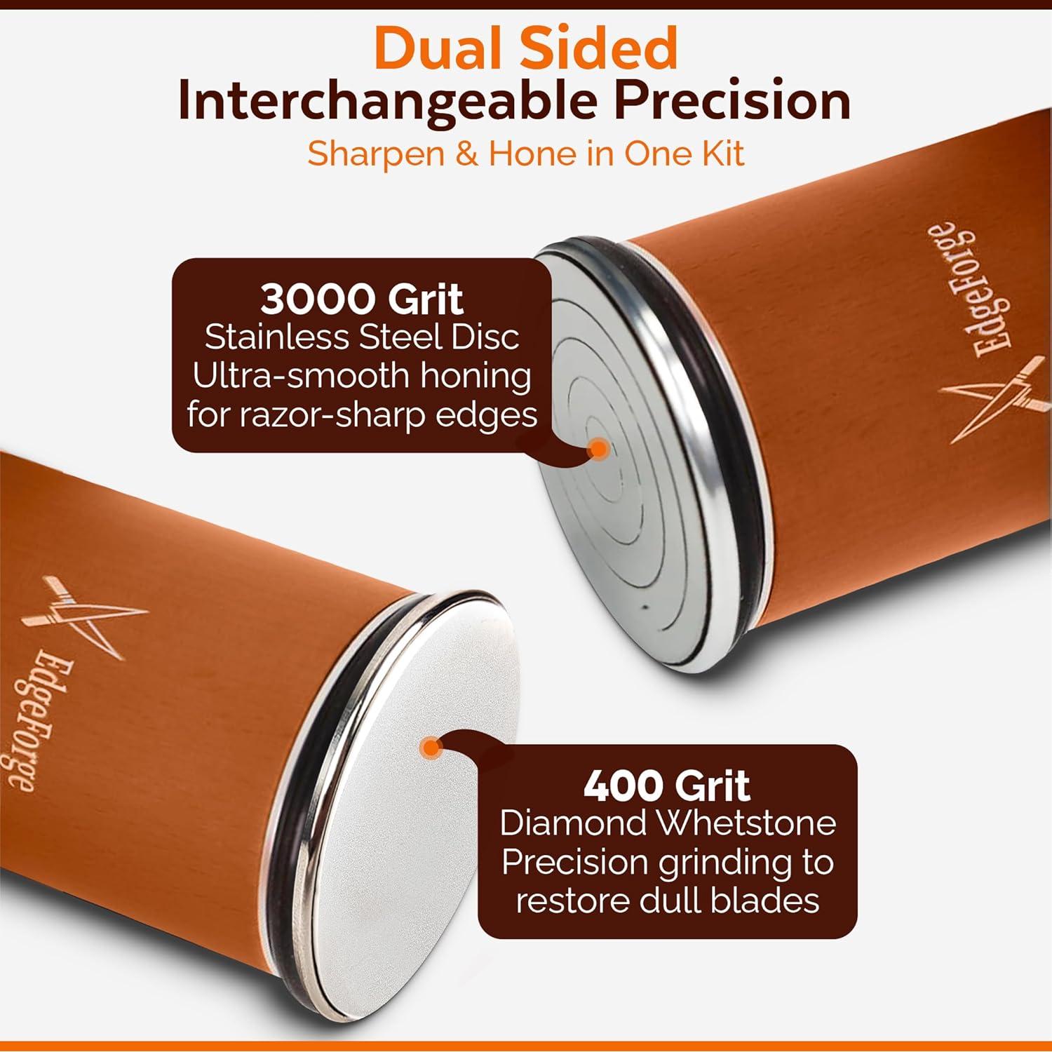 Afilador de Cuchillos EdgeForge - Kit Estándar con Guía Magnética