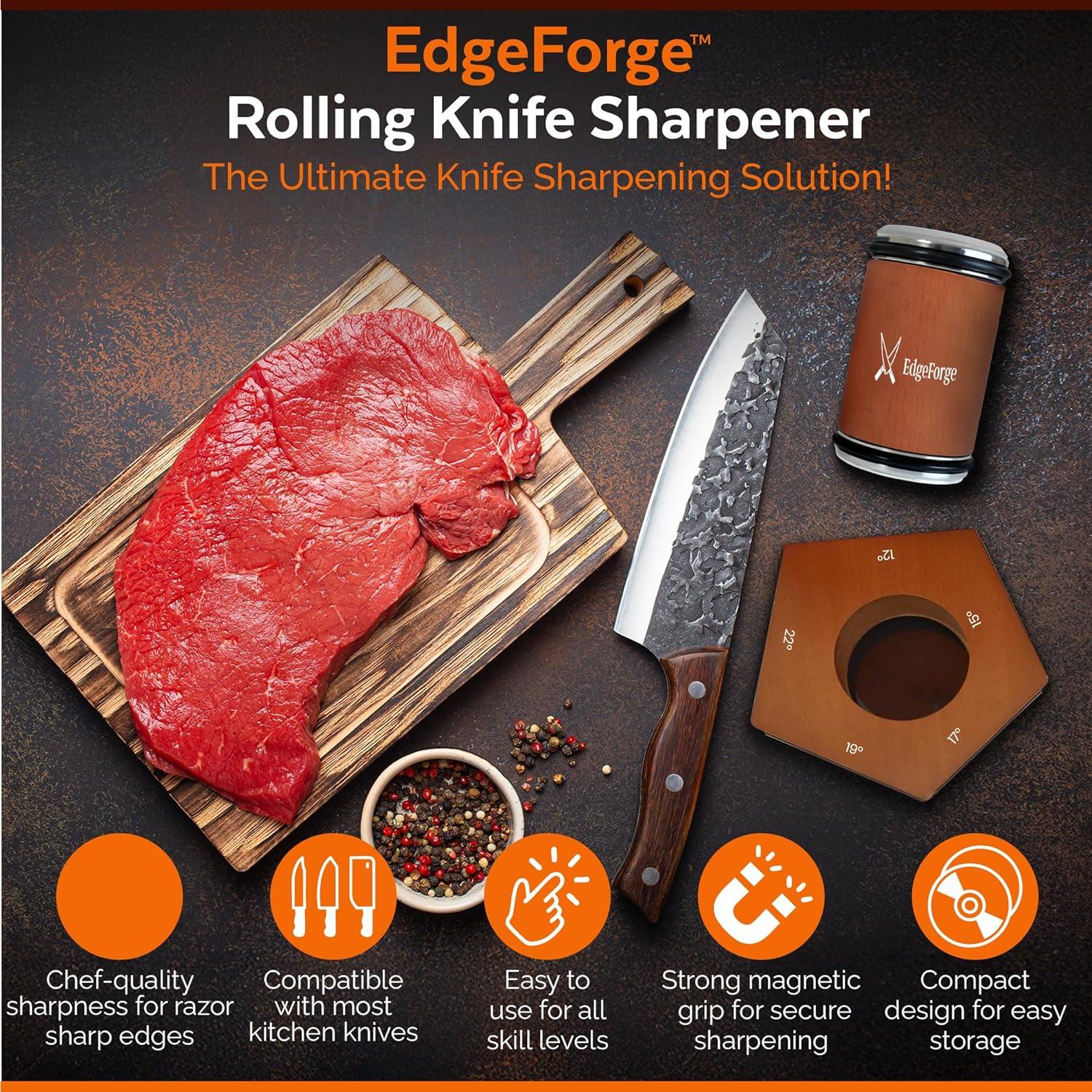 Afilador de Cuchillos EdgeForge - Kit Estándar con Guía Magnética