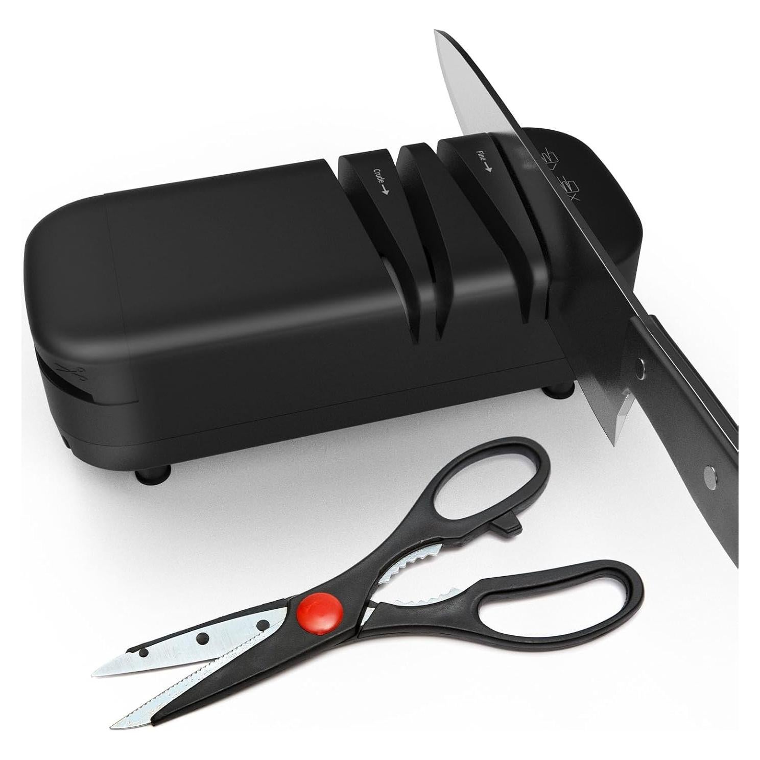 Afilador eléctrico Zhamemor 2 etapas para cuchillos y tijeras