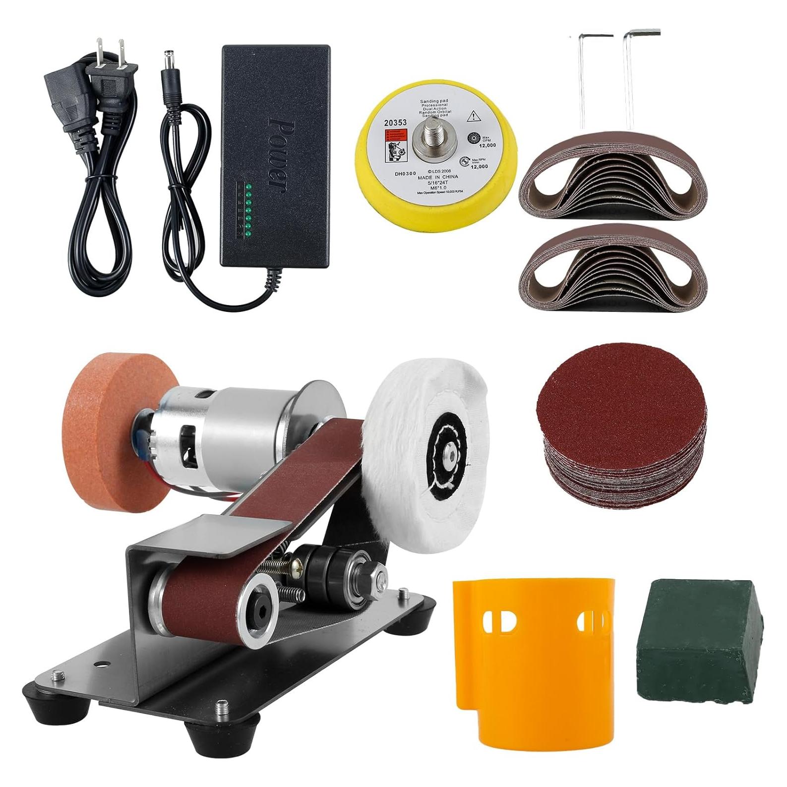 Mini Lijadora de Banda Eléctrica Tzdxfgl 7 Velocidades 220V