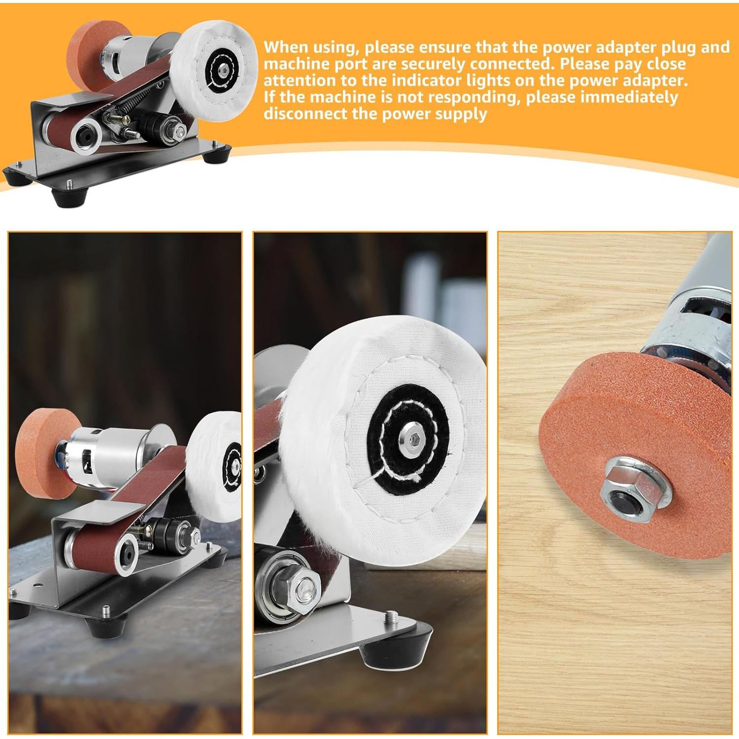 Mini Lijadora de Banda Eléctrica Tzdxfgl 7 Velocidades 220V