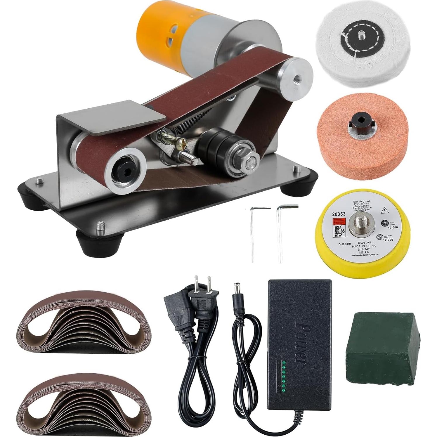 Mini Lijadora de Banda Eléctrica Tzdxfgl 7 Velocidades 220V