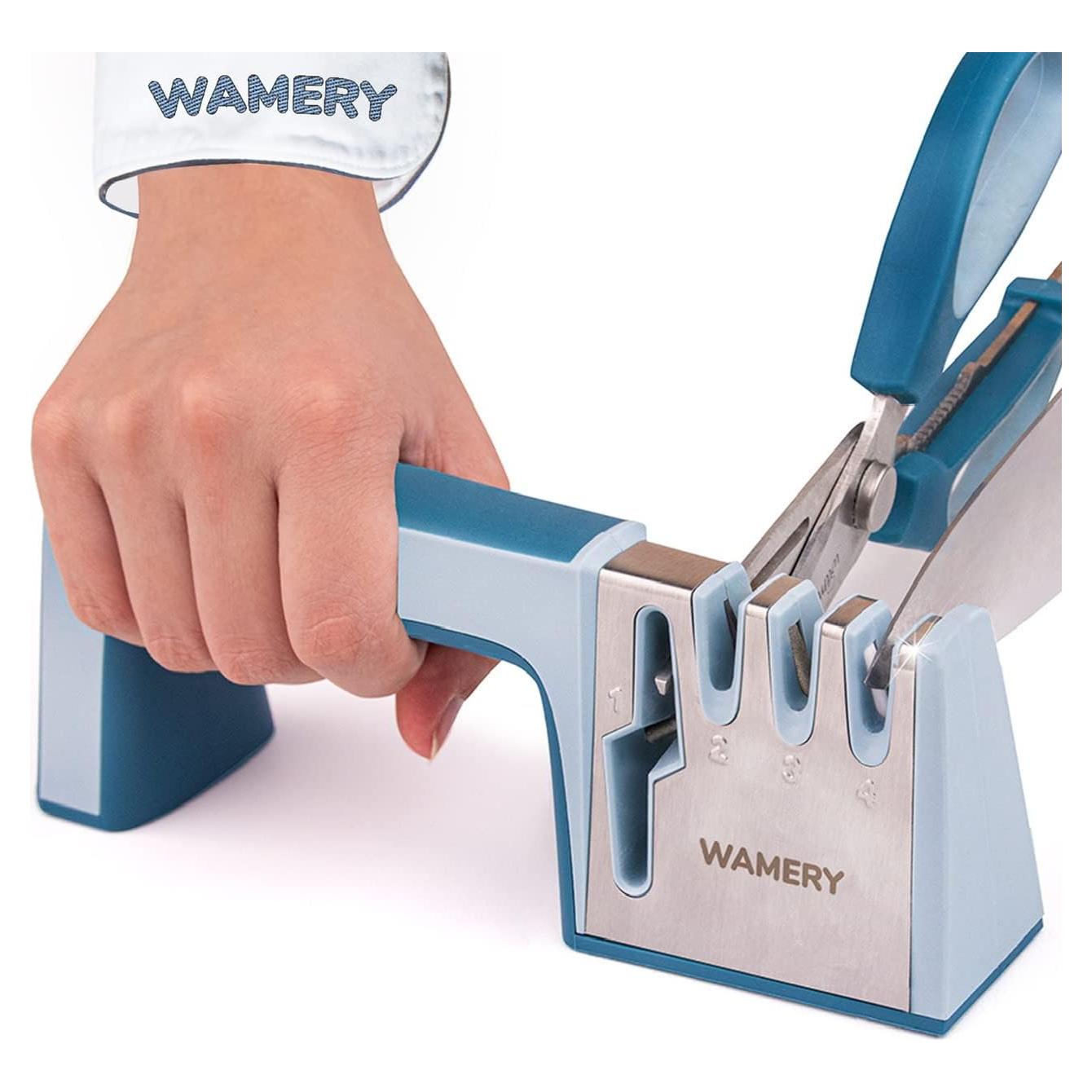 Afilador de cuchillos y tijeras Wamery KSharpener 4 etapas