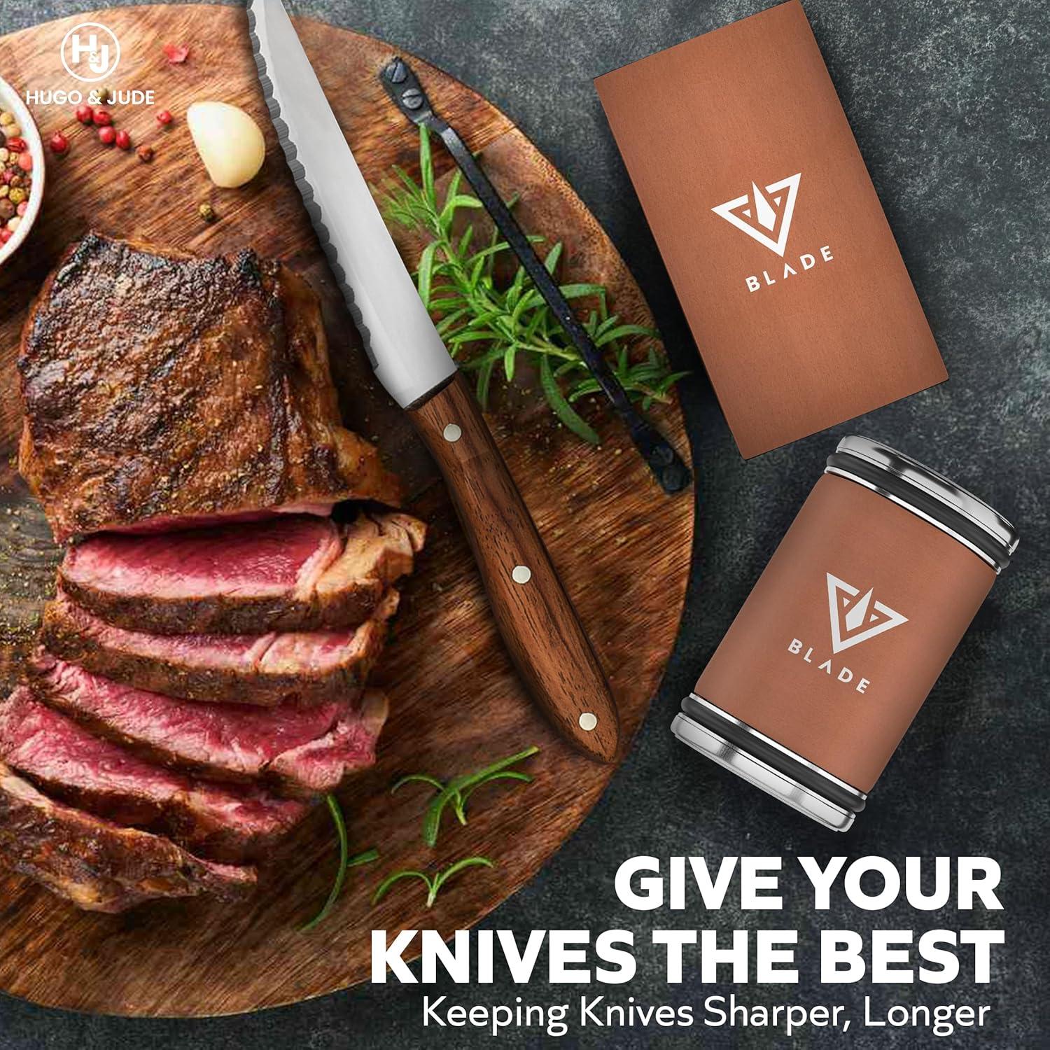 Afilador de Cuchillos Hugo & Jude BLADE - Rueda Diamante 15° 20°