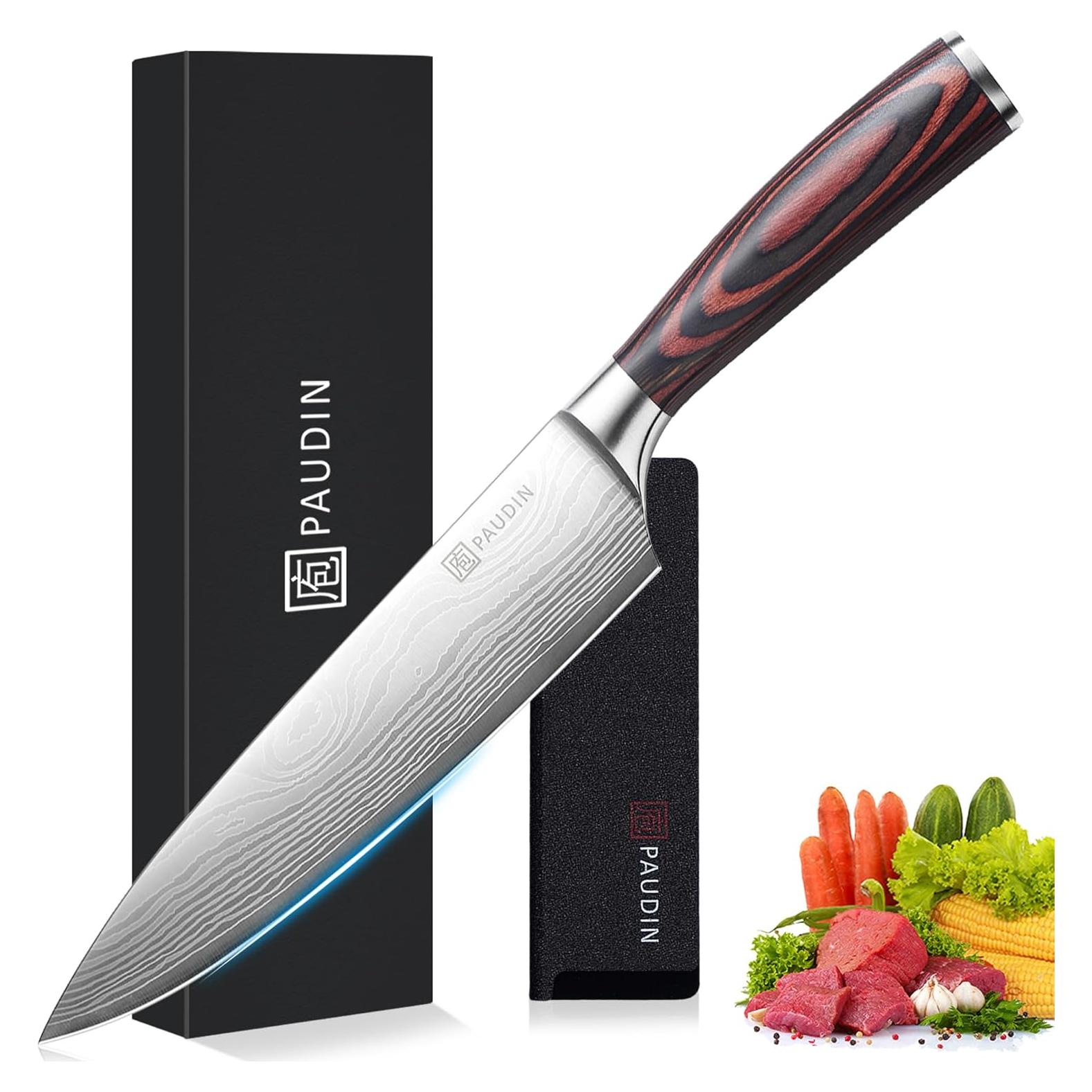 Cuchillo de Chef PAUDIN 20.32 cm Acero Inoxidable Ergonómico