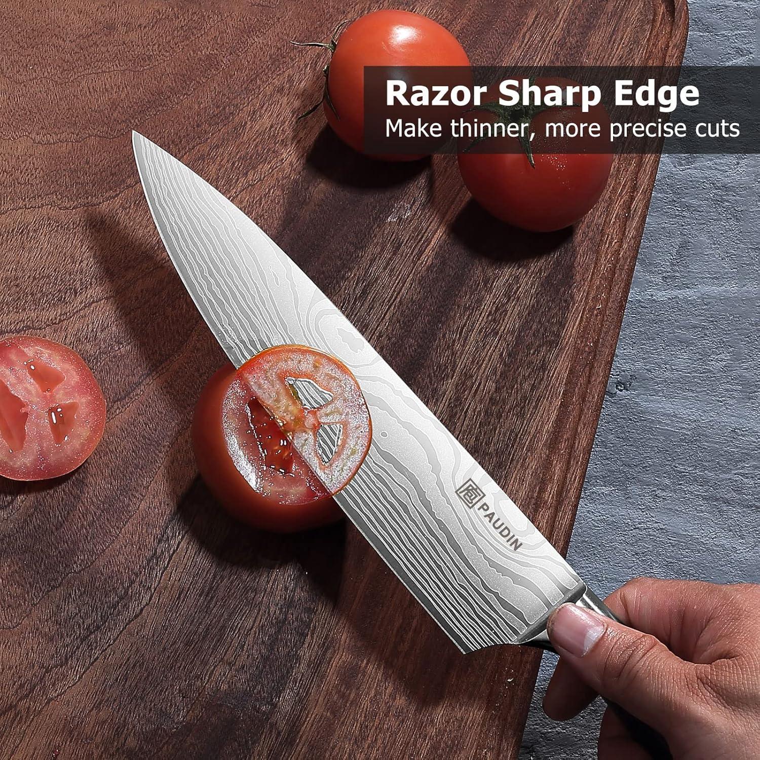 Cuchillo de Chef PAUDIN 20.32 cm Acero Inoxidable Ergonómico