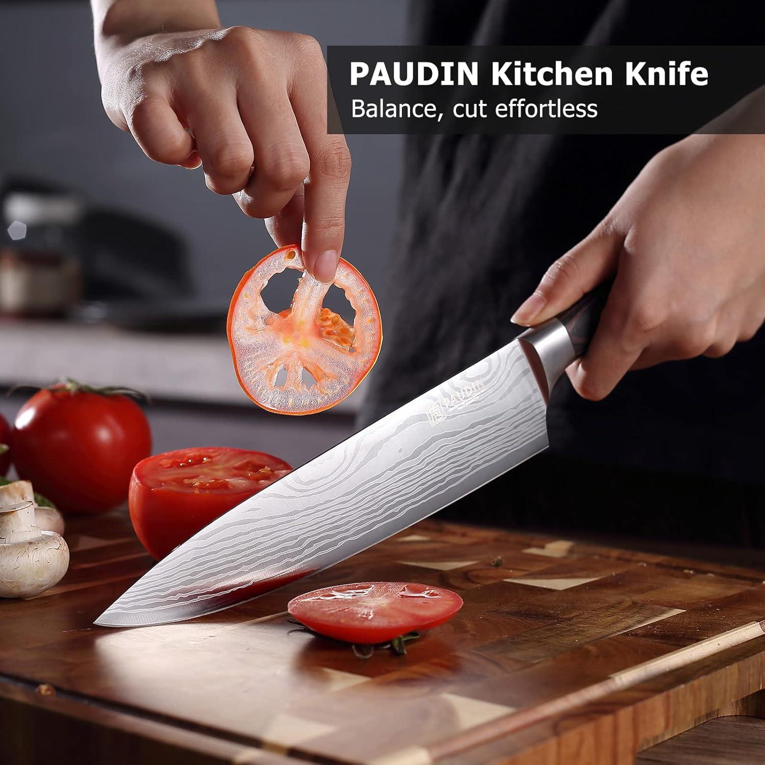 Cuchillo de Chef PAUDIN 20.32 cm Acero Inoxidable Ergonómico