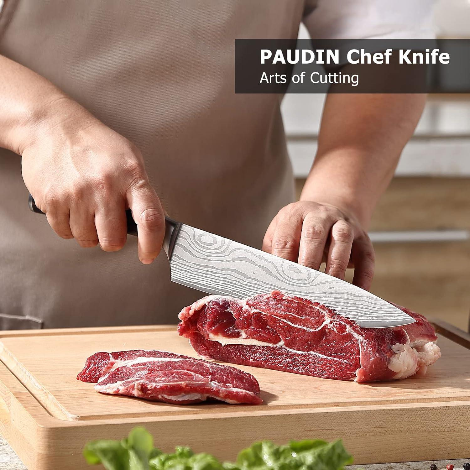 Cuchillo de Chef PAUDIN 20.32 cm Acero Inoxidable Ergonómico