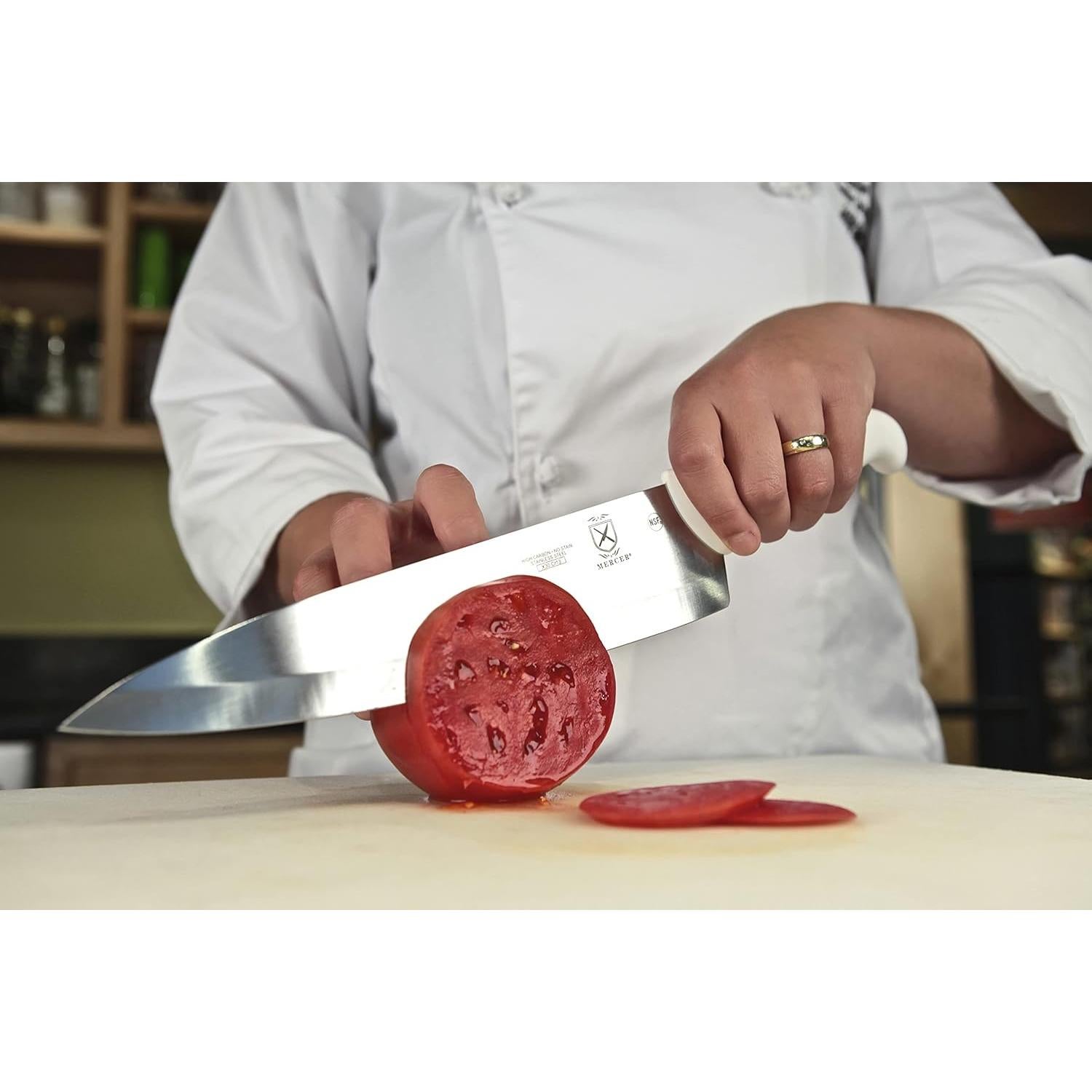 Cuchillo de Chef Mercer Culinary Ultimate White 20.32 cm