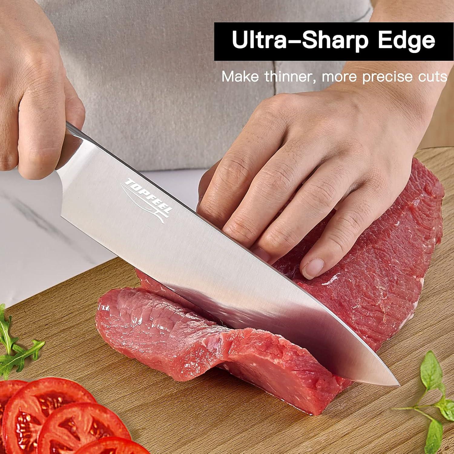 Juego de cuchillos de cocina Topfeel 3 piezas acero inoxidable