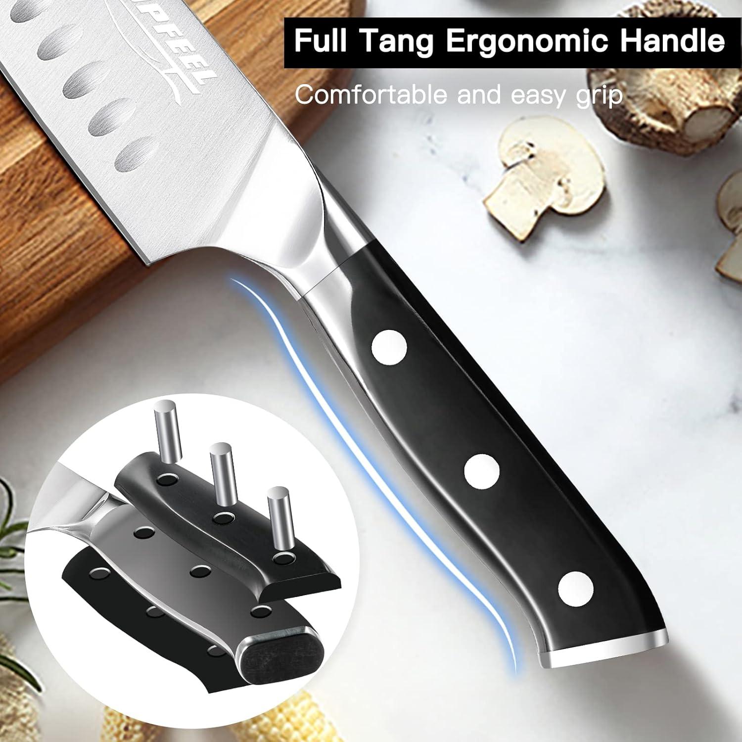 Juego de cuchillos de cocina Topfeel 3 piezas acero inoxidable