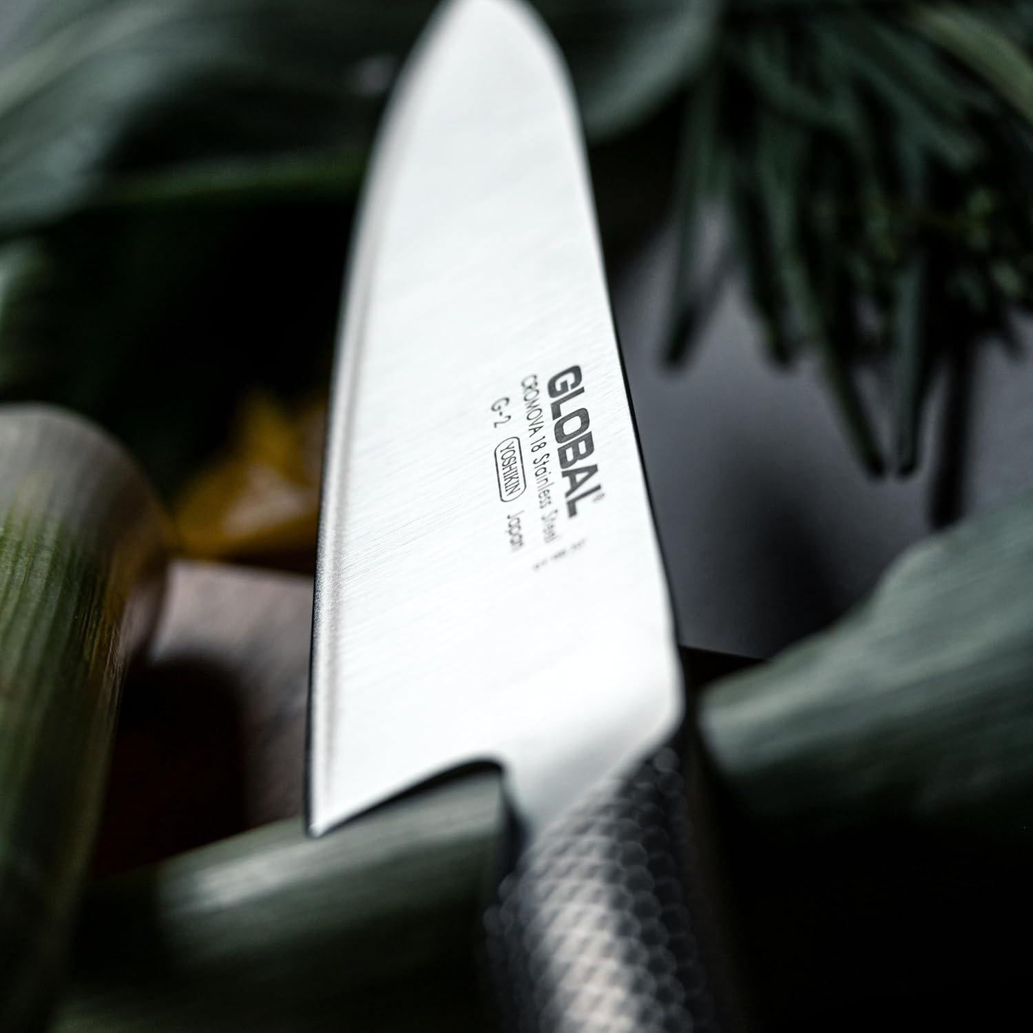 Cuchillo de Chef Global G-2 20 cm Acero Inoxidable Japonés