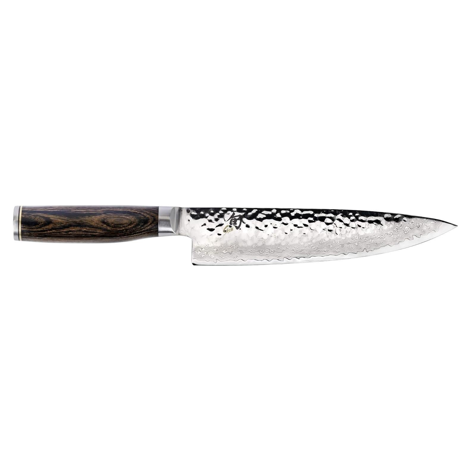 Cuchillo de Chef Shun Premier 20.32 cm Acero Damasco Pakkawood