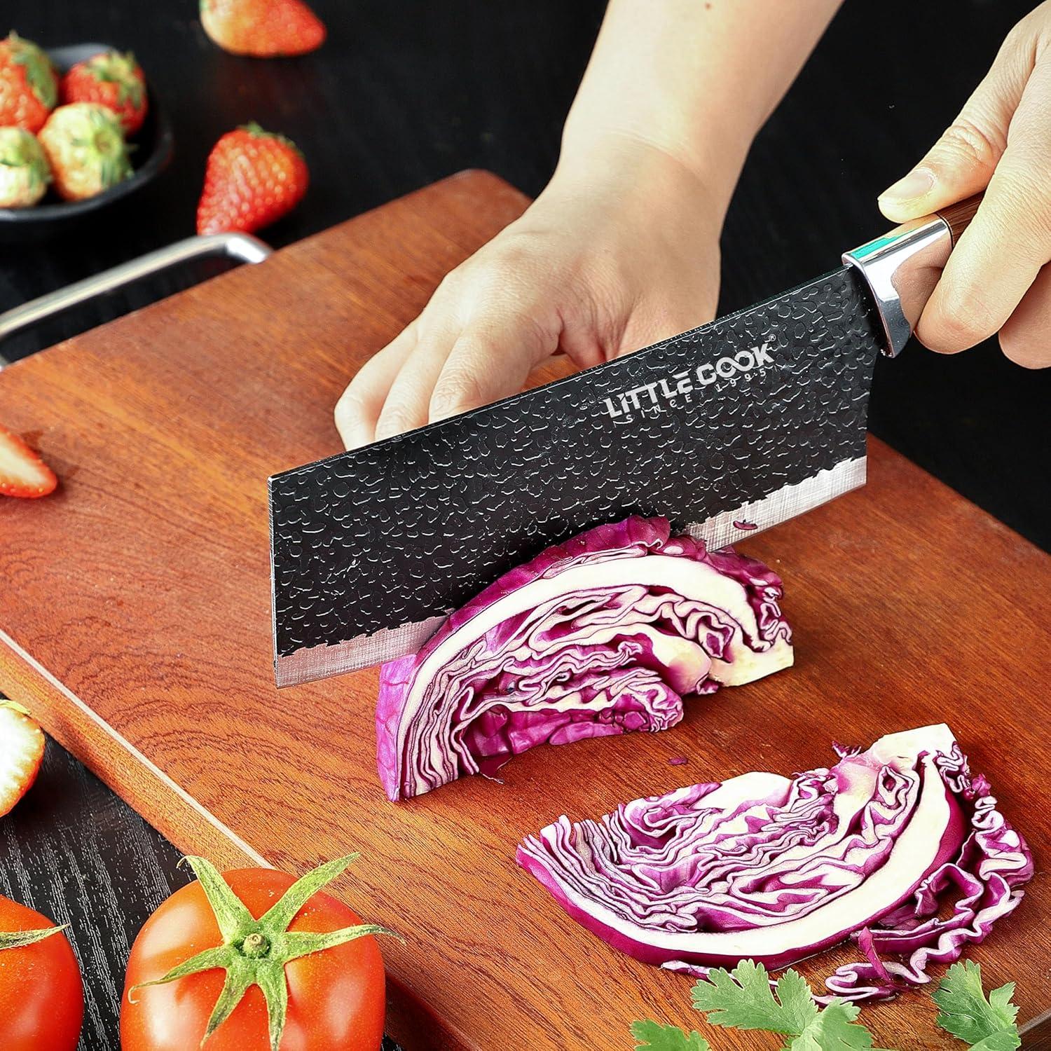 Juego de cuchillos de chef Little Cook 3 piezas acero inoxidable