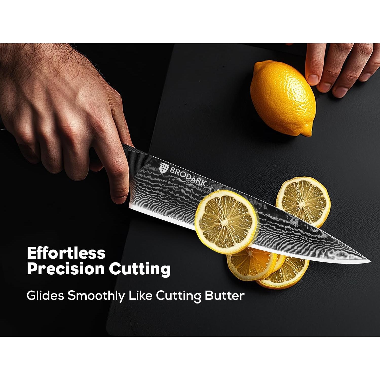 Juego de cuchillos de cocina BRODARK 3 PCS Damasco Profesional