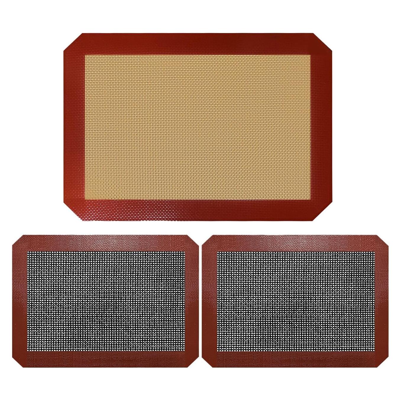 Set de Alfombrillas de Silicona VCHOMY para Hornear 3 Piezas