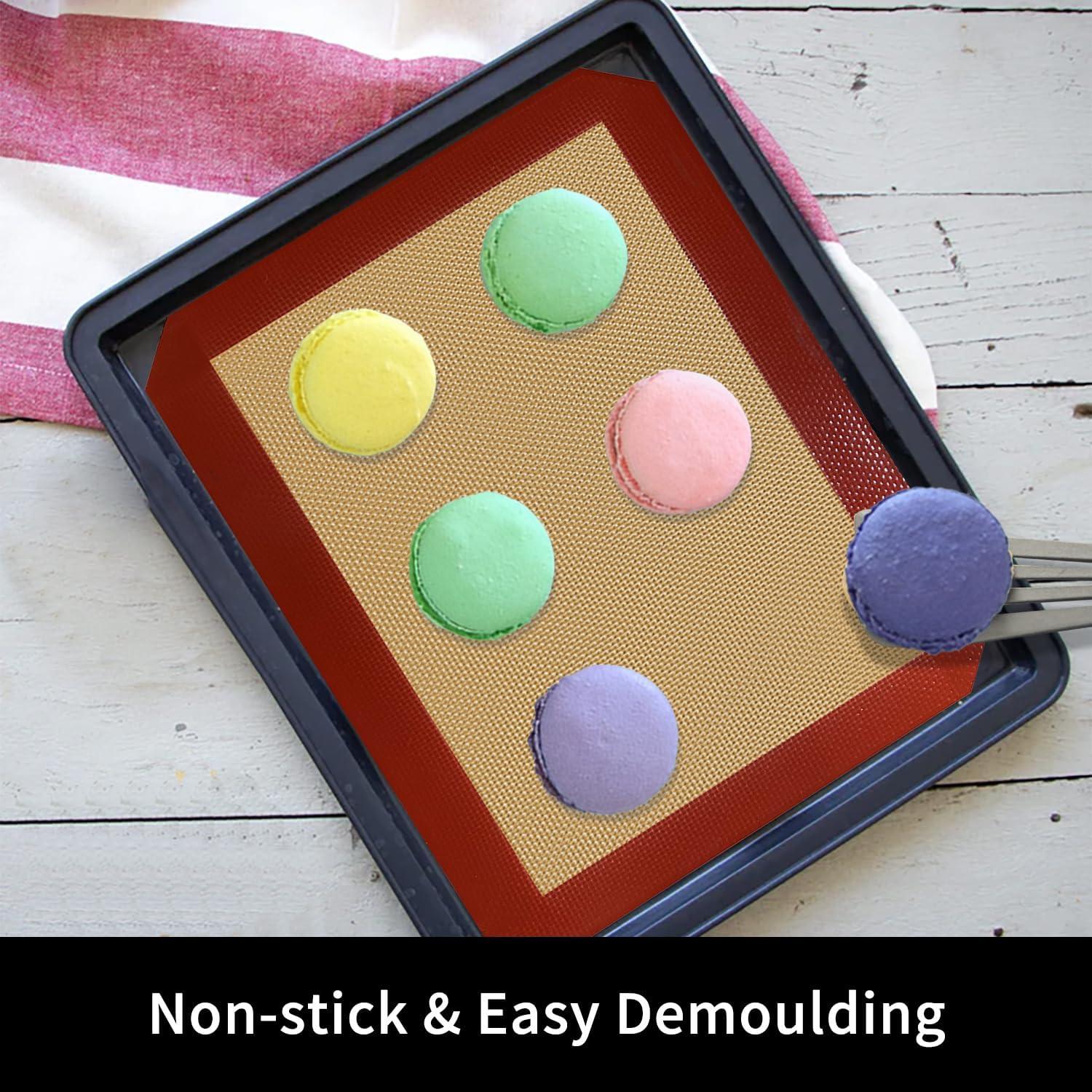 Set de Alfombrillas de Silicona VCHOMY para Hornear 3 Piezas