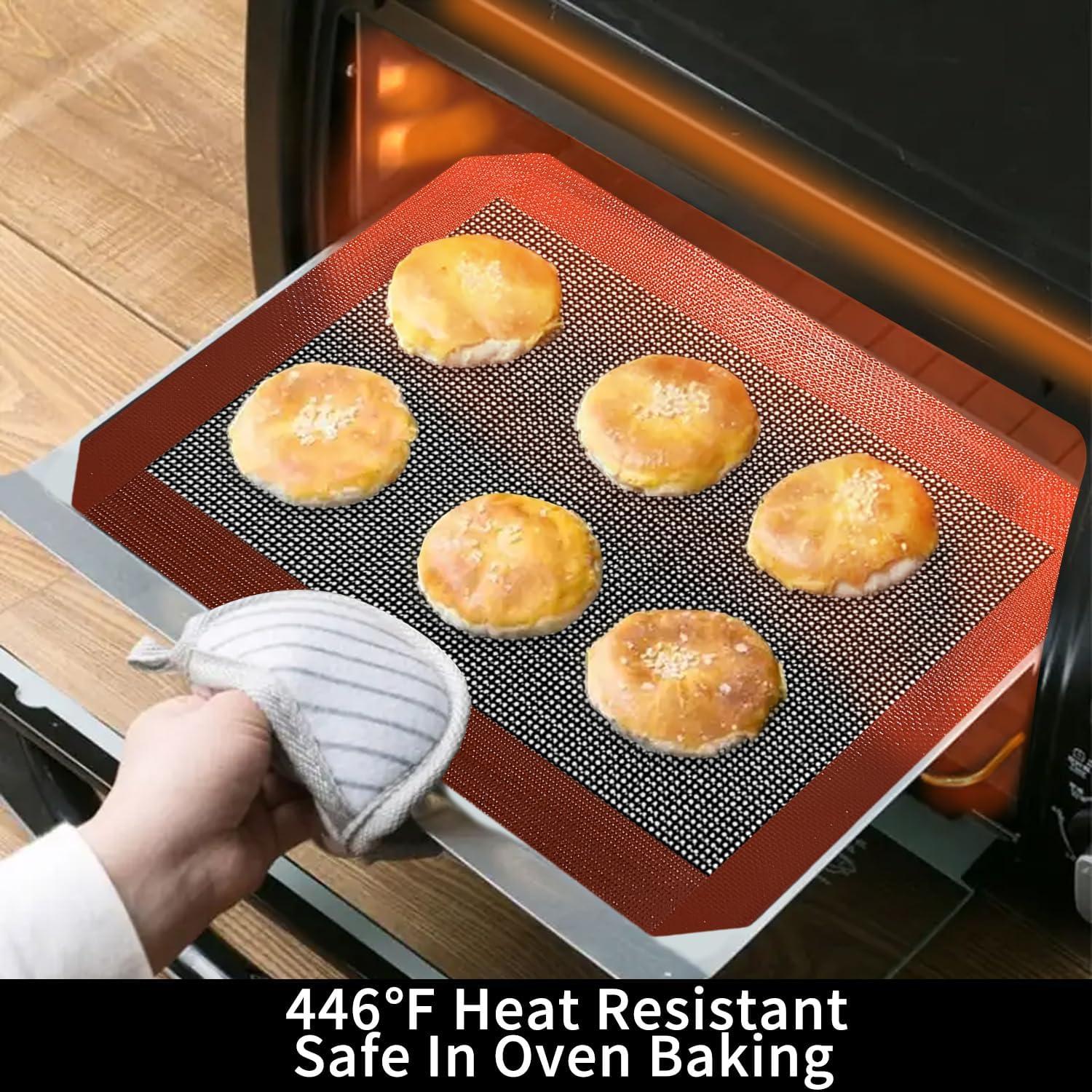 Set de Alfombrillas de Silicona VCHOMY para Hornear 3 Piezas