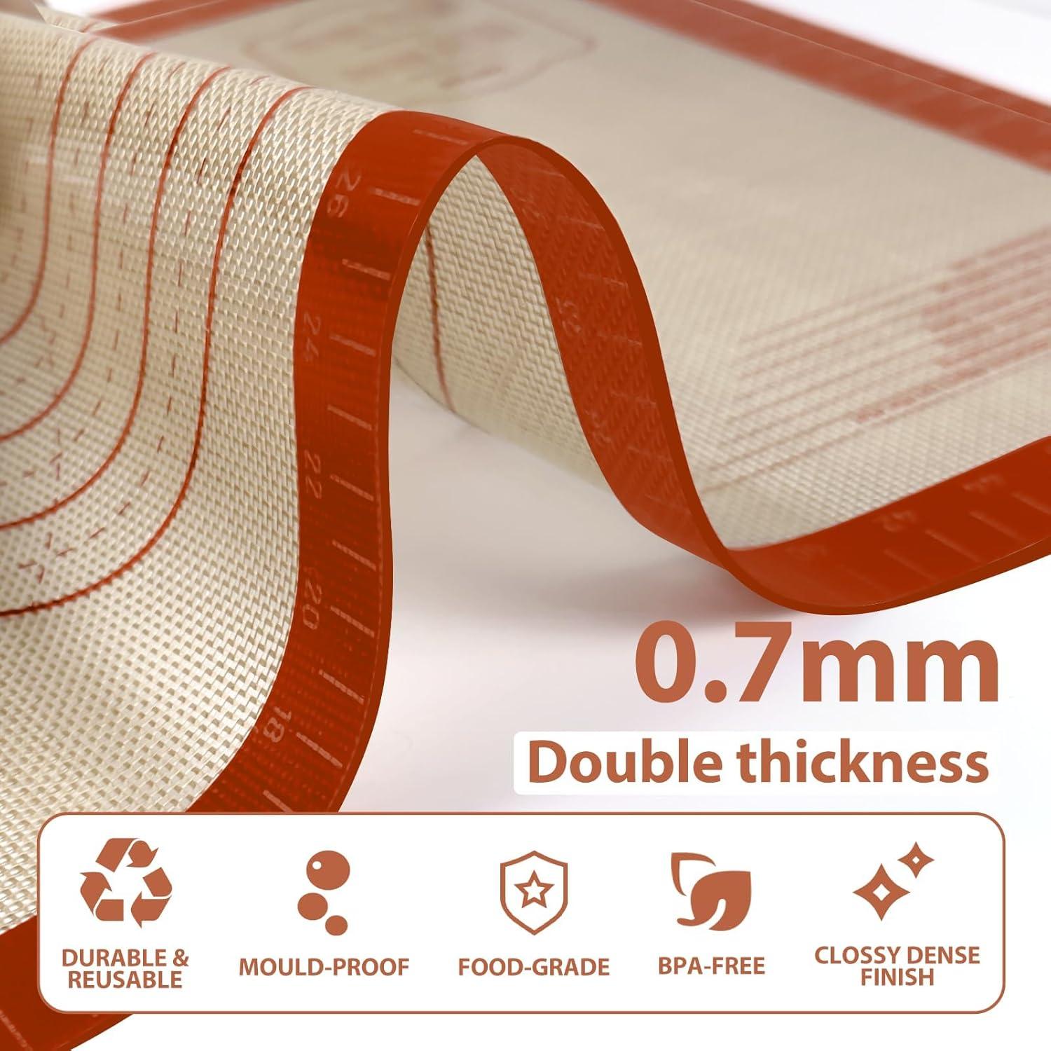 Alfombrilla de Silicona TREASO 61x40.6 cm Antiadherente