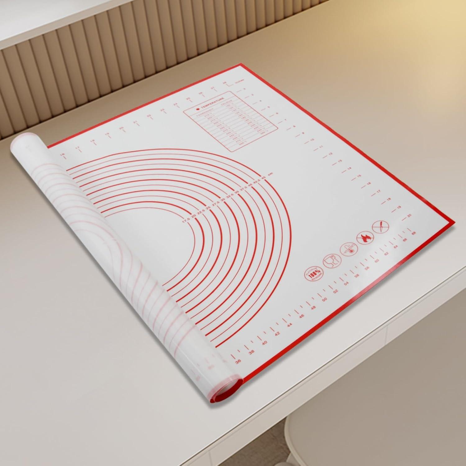 Alfombrilla de Silicona FAVXD 81x61 cm para Amasar y Hornear