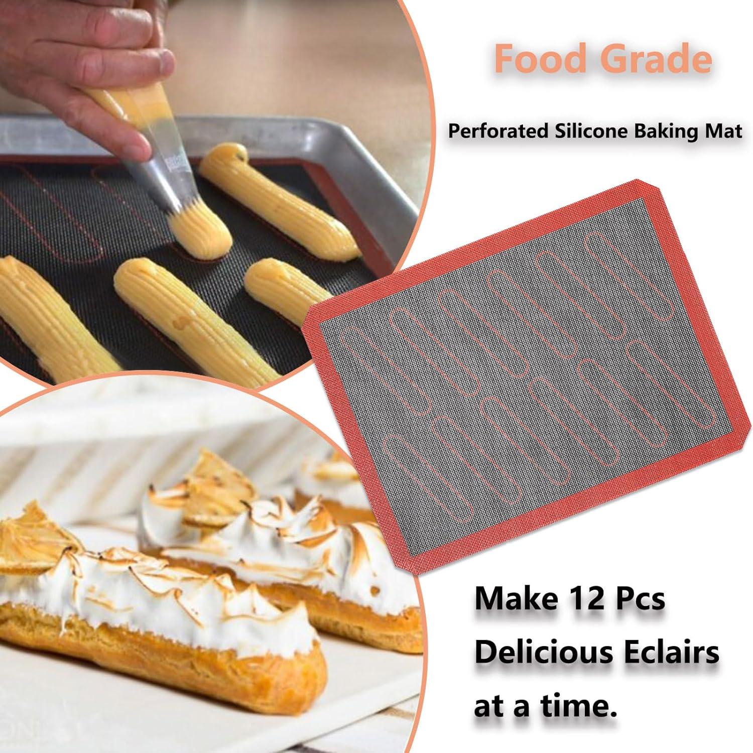 Tapetes de Hornear de Silicona AMYONE 30x40cm 2 PCS Antiadherentes