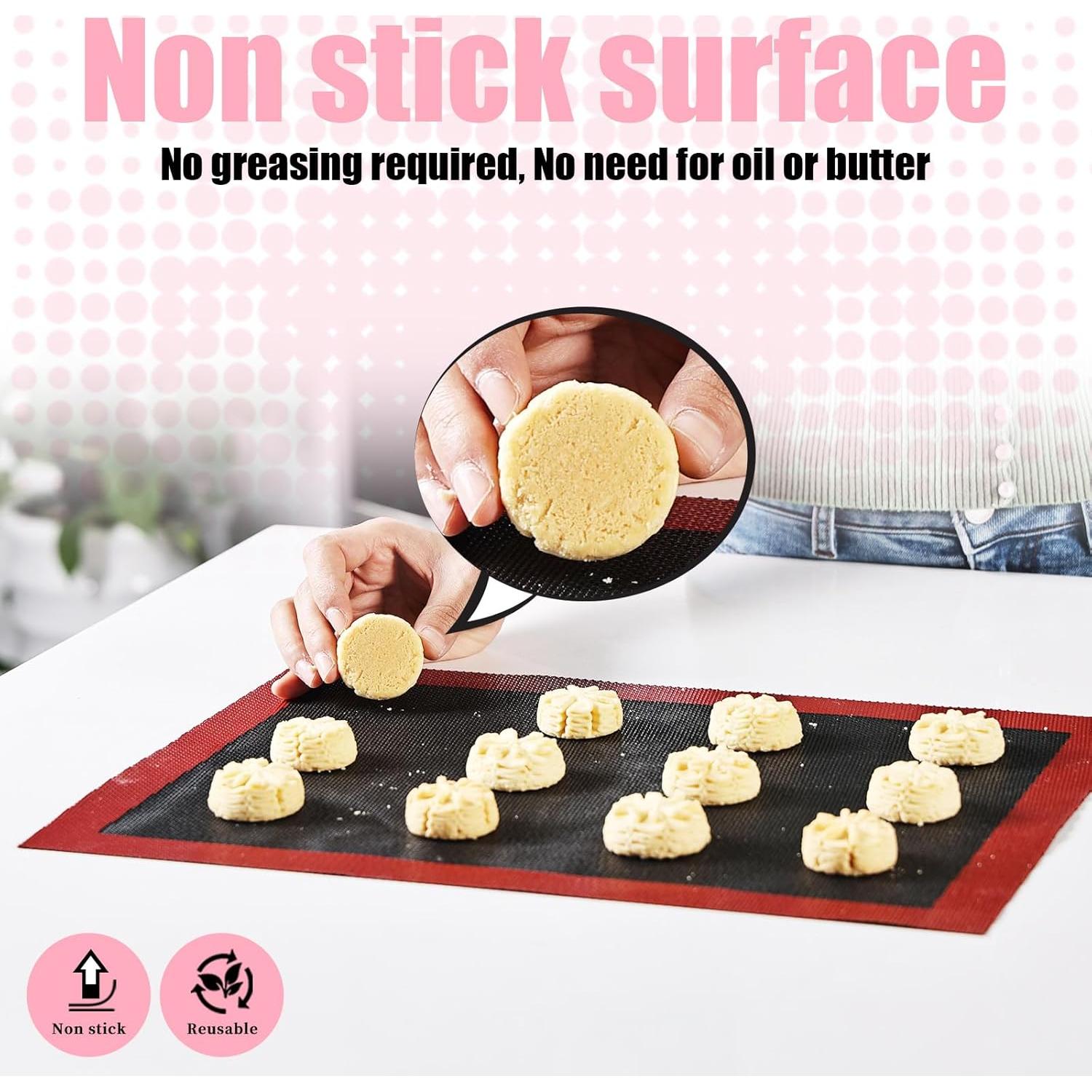 Alfombrilla de Hornear de Silicona KitchenRaku 30x40cm Antiadherente