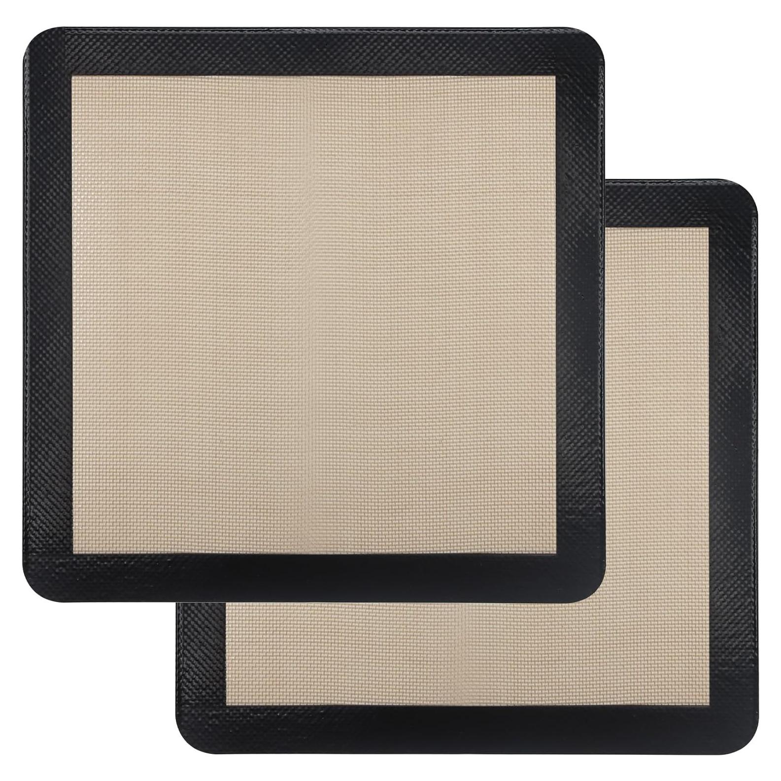 2 Tapetes de Silicona para Hornear 30x30 cm Sun3drucker