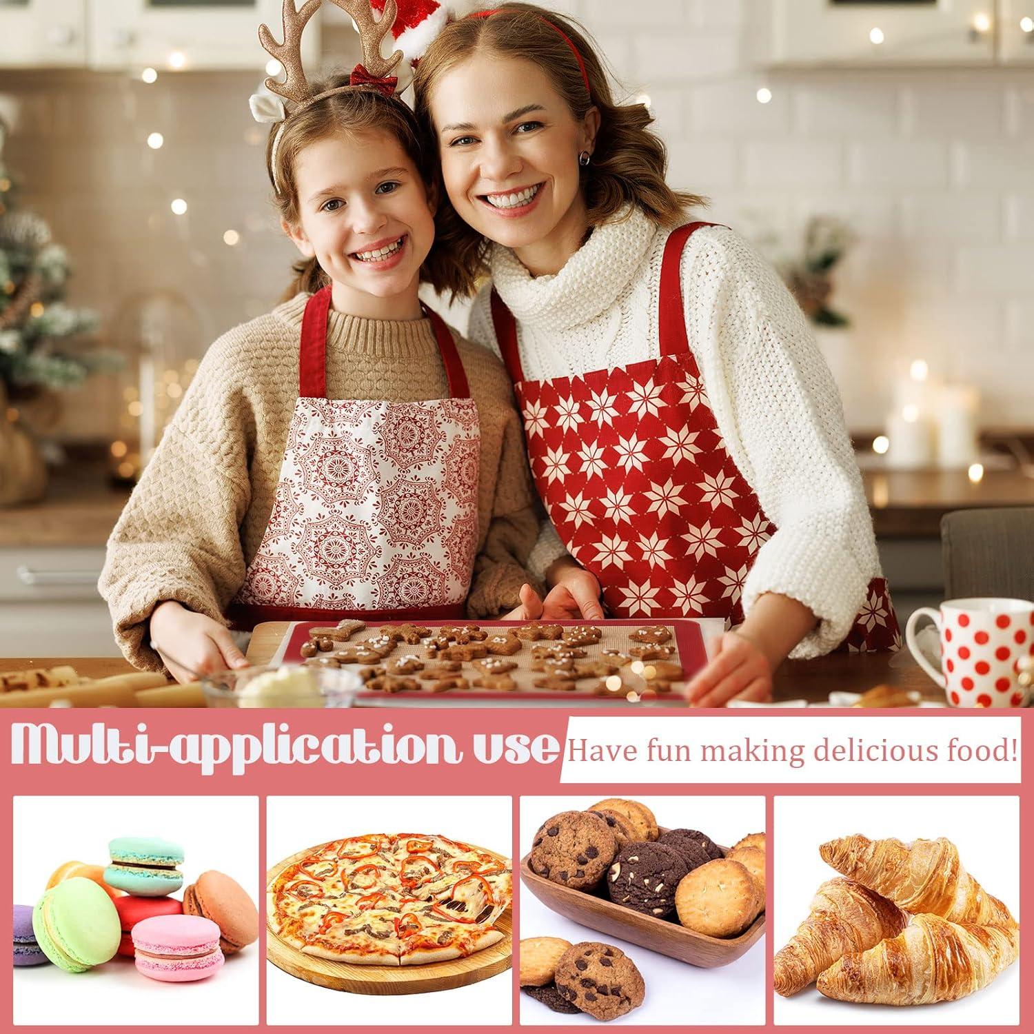 Alfombrillas de Hornear de Silicona Nuanchu 8 Piezas 42x29.5cm