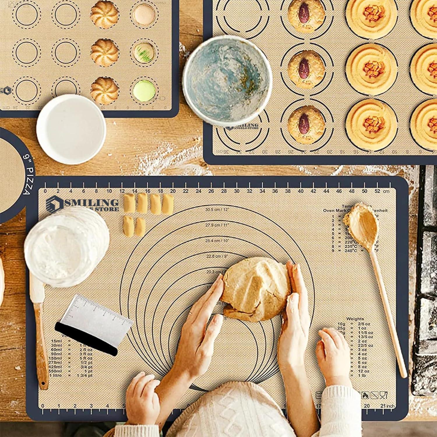 Juego de 6 Tapetes de Silicona Antiadherente Genérico 60x40 cm