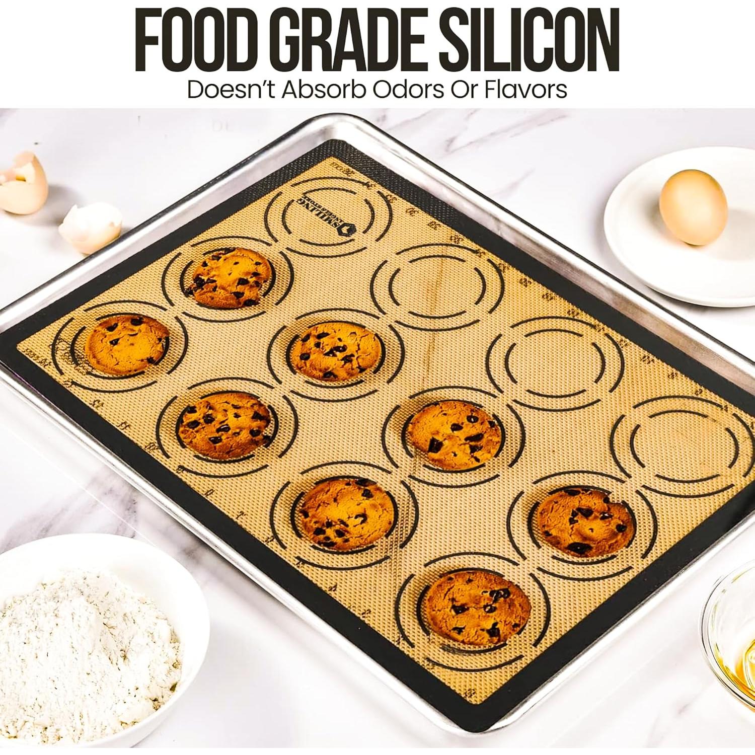 Juego de 6 Tapetes de Silicona Antiadherente Genérico 60x40 cm