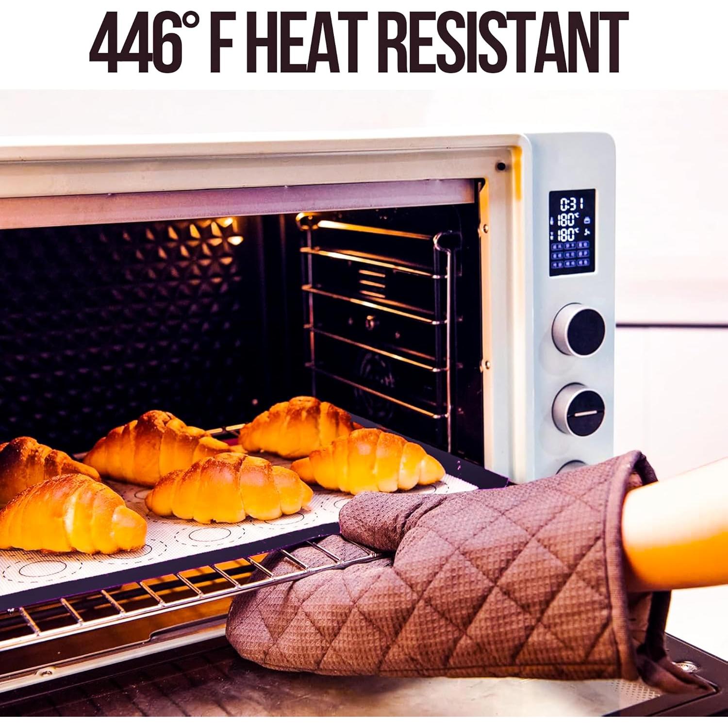 Juego de 6 Tapetes de Silicona Antiadherente Genérico 60x40 cm