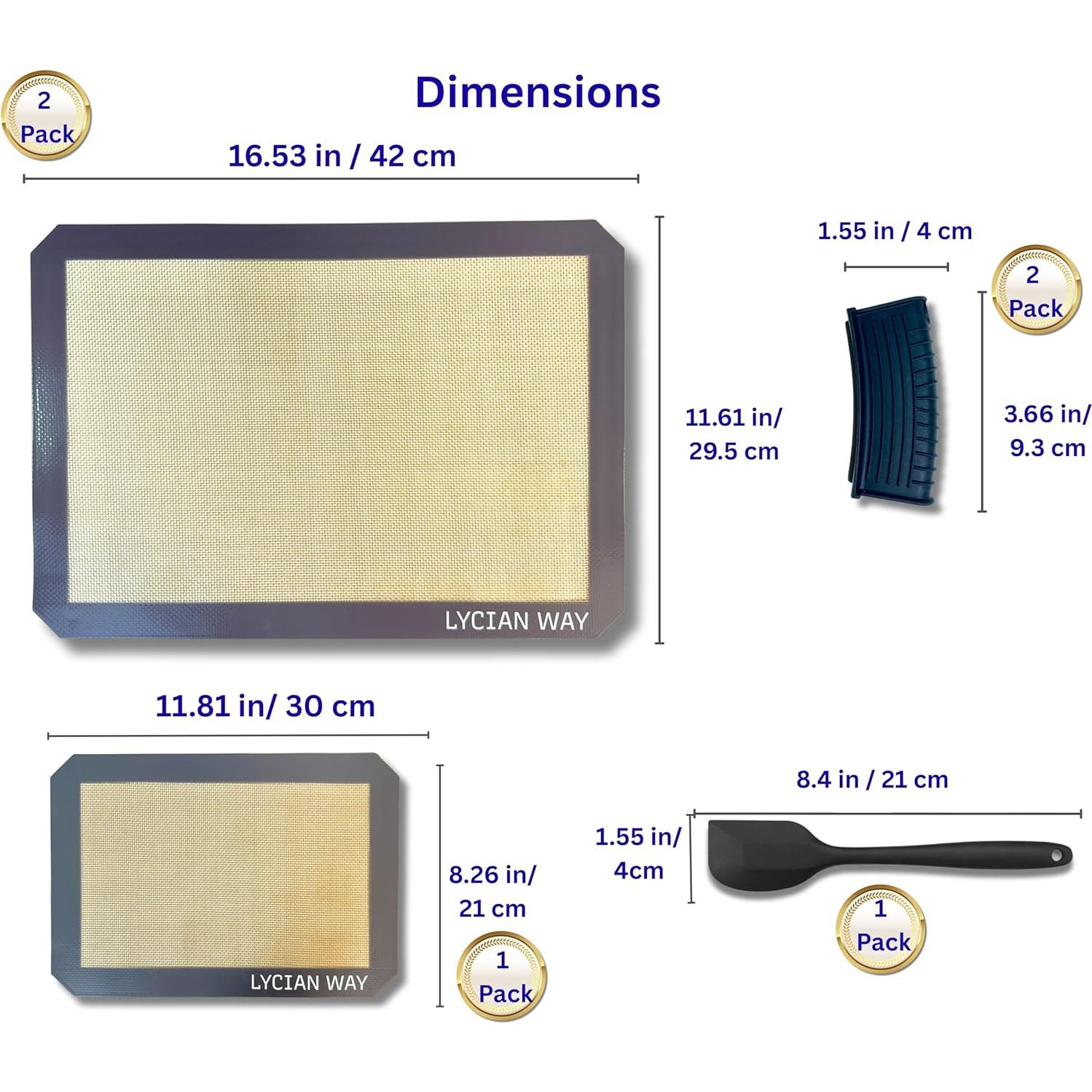 Conjunto de Alfombrillas de Silicona LYCIAN WAY - 6 Piezas