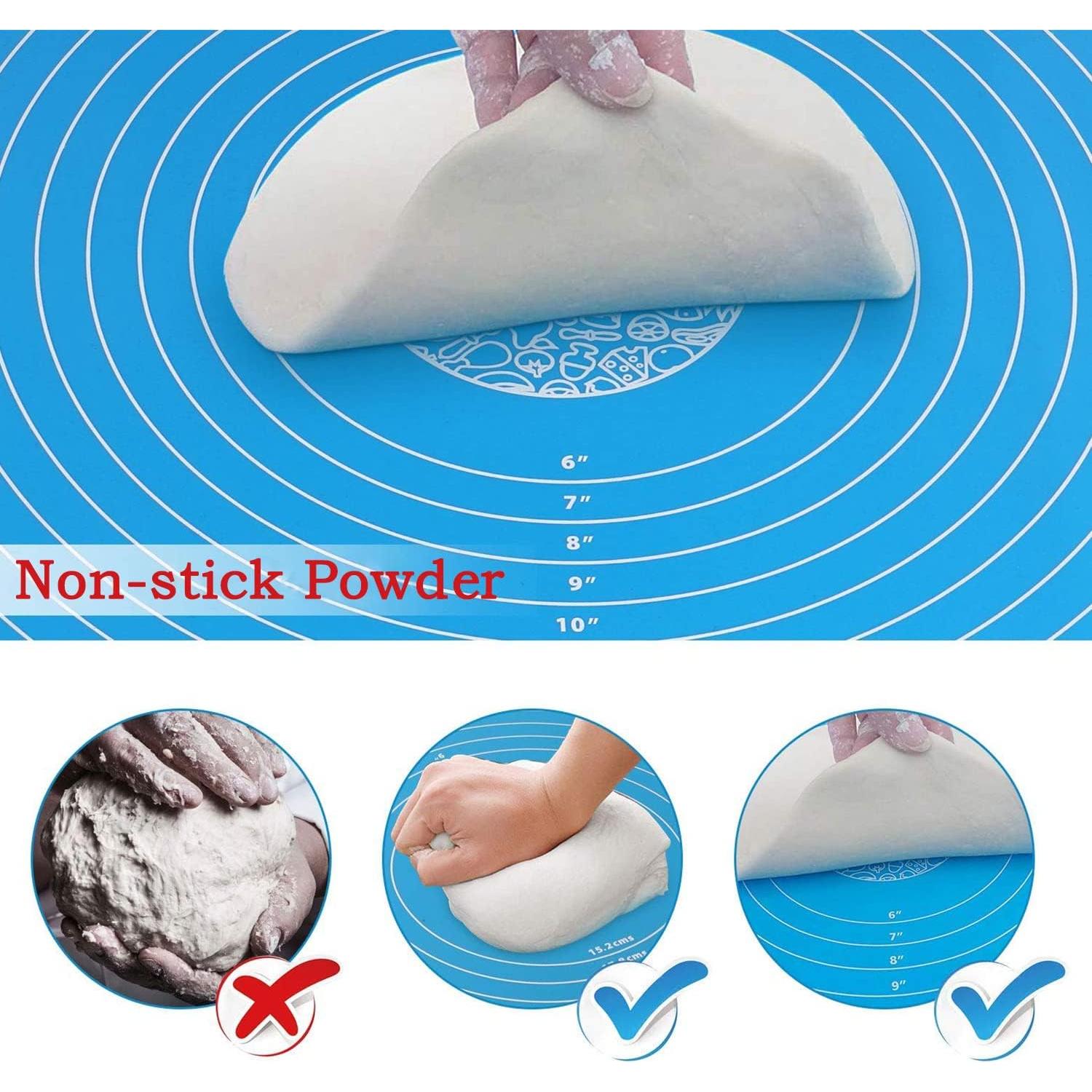 Alfombrilla de Silicona Antiadherente BJGXFMQ 50x40 cm Azul