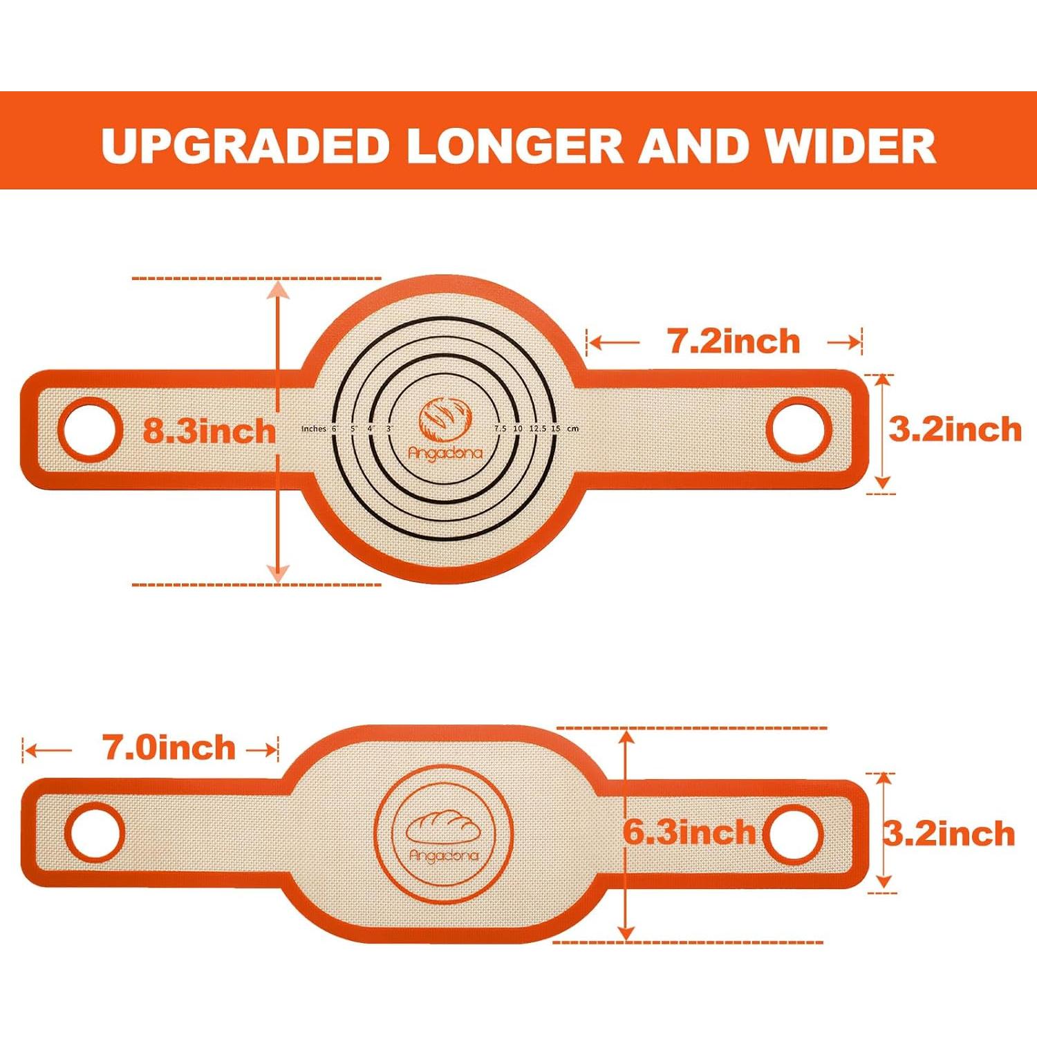 Sling de Pan de Silicona Angadona Ovalado y Redondo 21.1cm