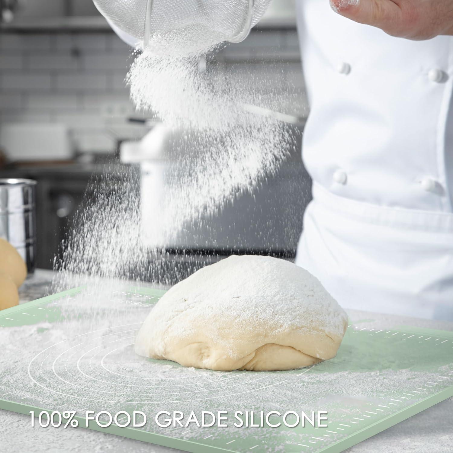 Alfombrilla de Hornear de Silicona HslyT 61x41 cm Antiadherente