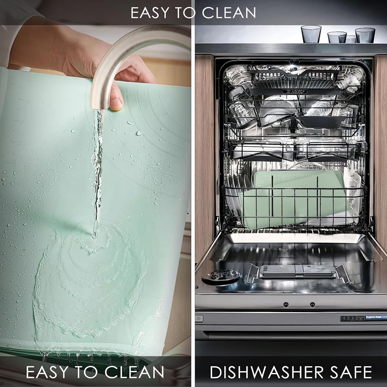 Alfombrilla de Hornear de Silicona HslyT 61x41 cm Antiadherente