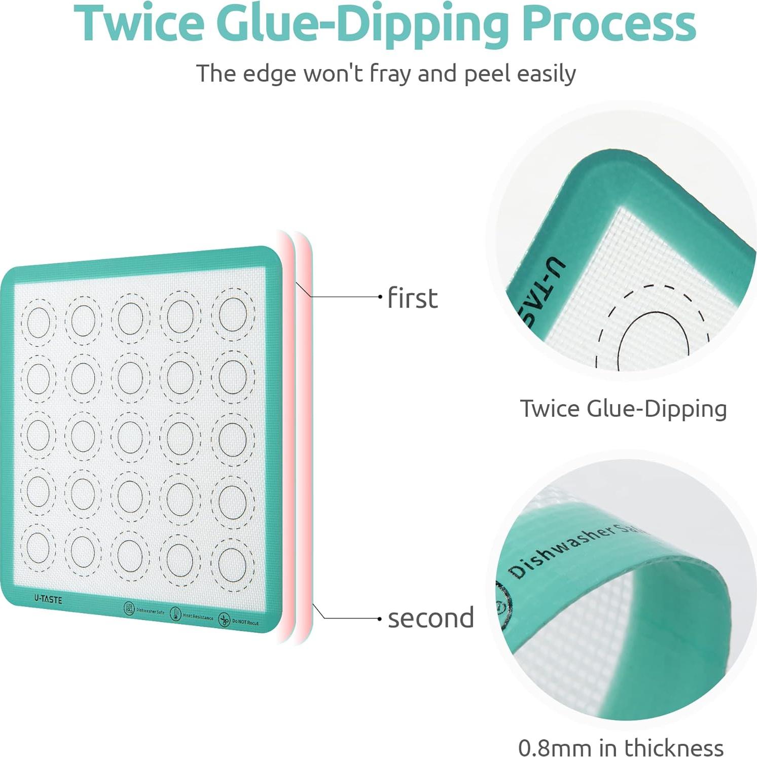 Mat de Silicona Antiadherente U-Taste 28x28 cm Resistente al Calor