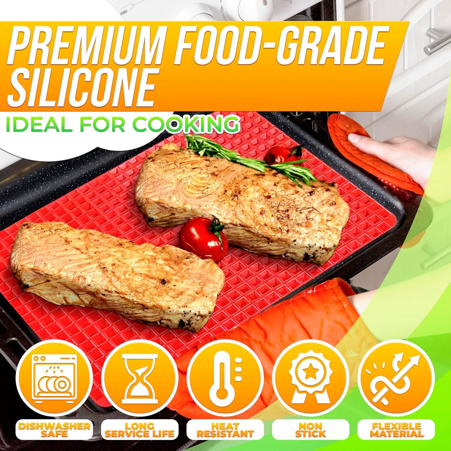 Alfombrilla de Cocina Antiadherente PalaYou 40.6x29.2 cm Roja