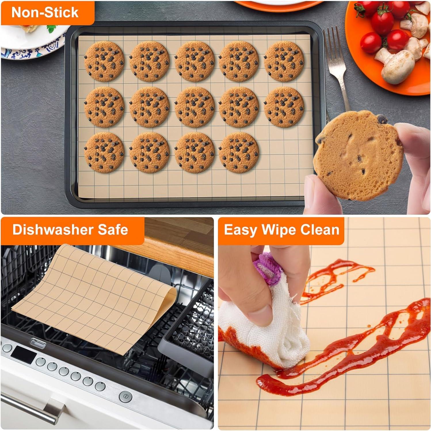 Rollo de Tapete de Silicona Angadona Beige 1.6m x 0.3m Antiadherente