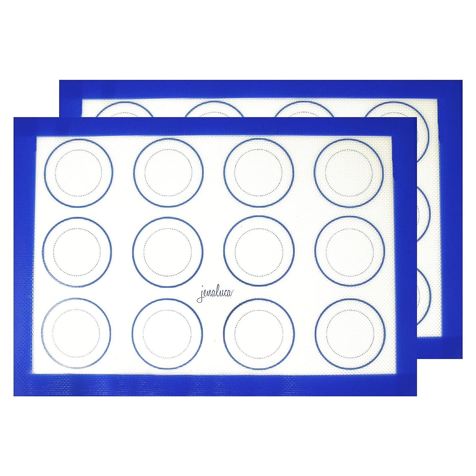 Mats de Hornear de Silicona Jenaluca 2 Pack Antiadherentes 42x29.5cm