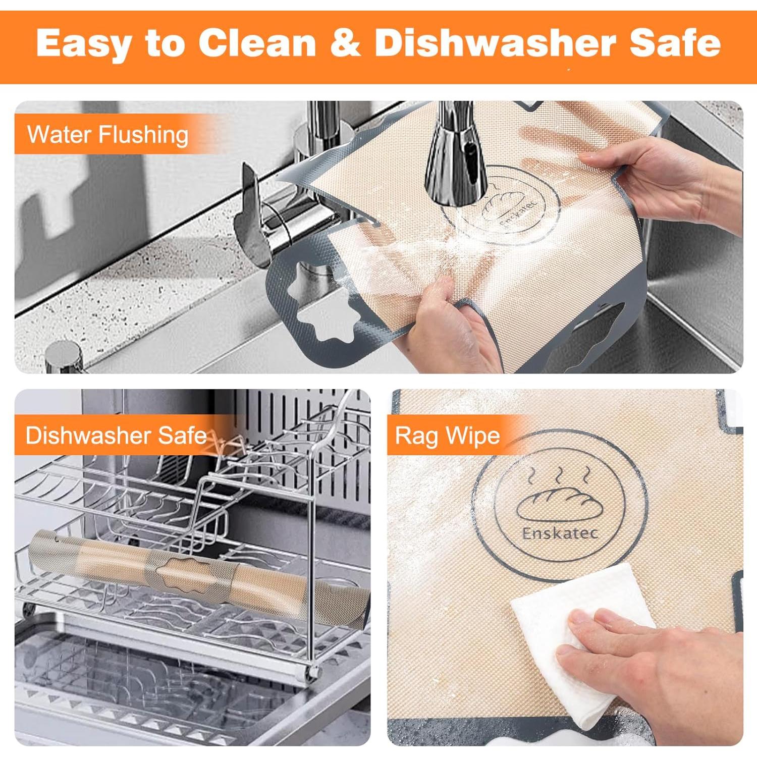 Forros de Silicona Reutilizables Enskatec para Pan 9x5"