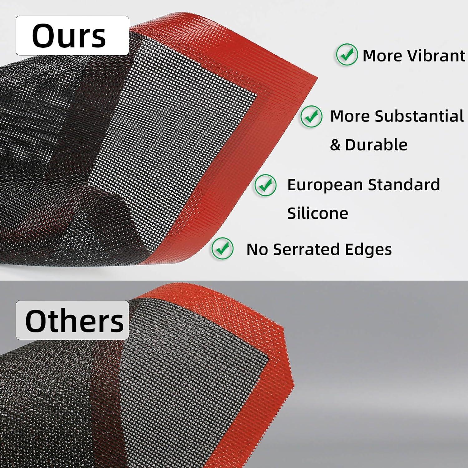 Alfombrillas de Hornear Perforadas Amyandone 29.5x42 cm 2 PCS