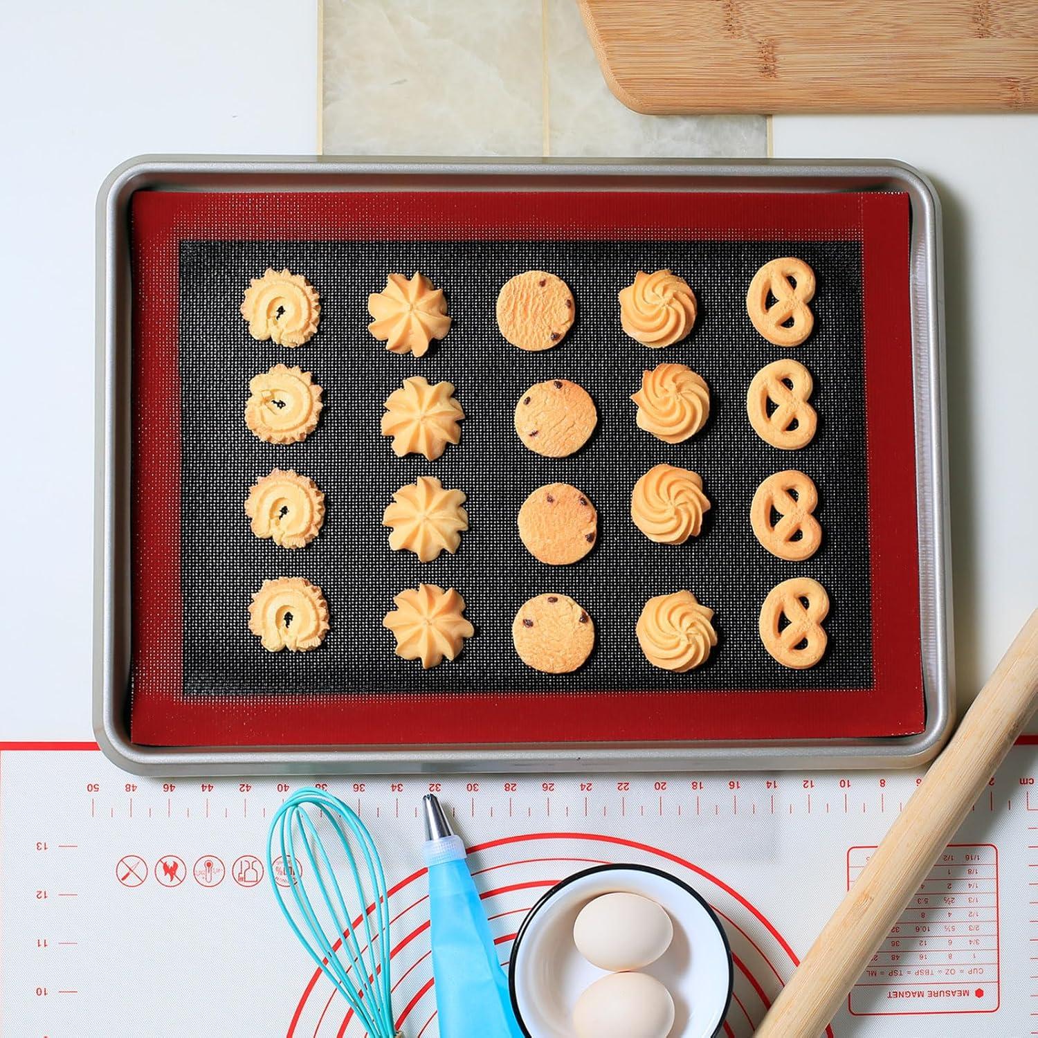 Alfombrillas de Hornear Perforadas Amyandone 29.5x42 cm 2 PCS