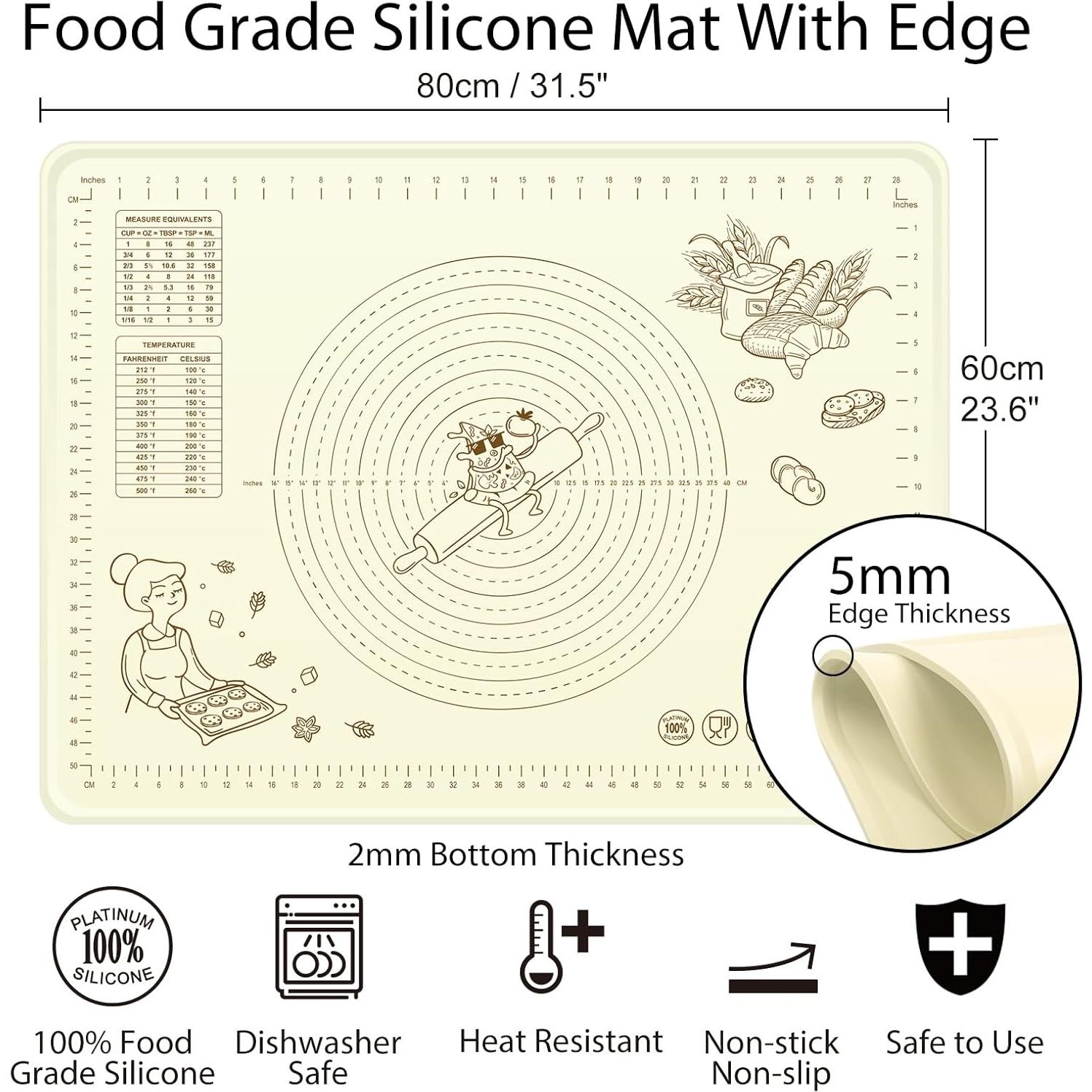 Alfombrilla de Silicona OKeanu 81.28x60.96 cm Antiadherente