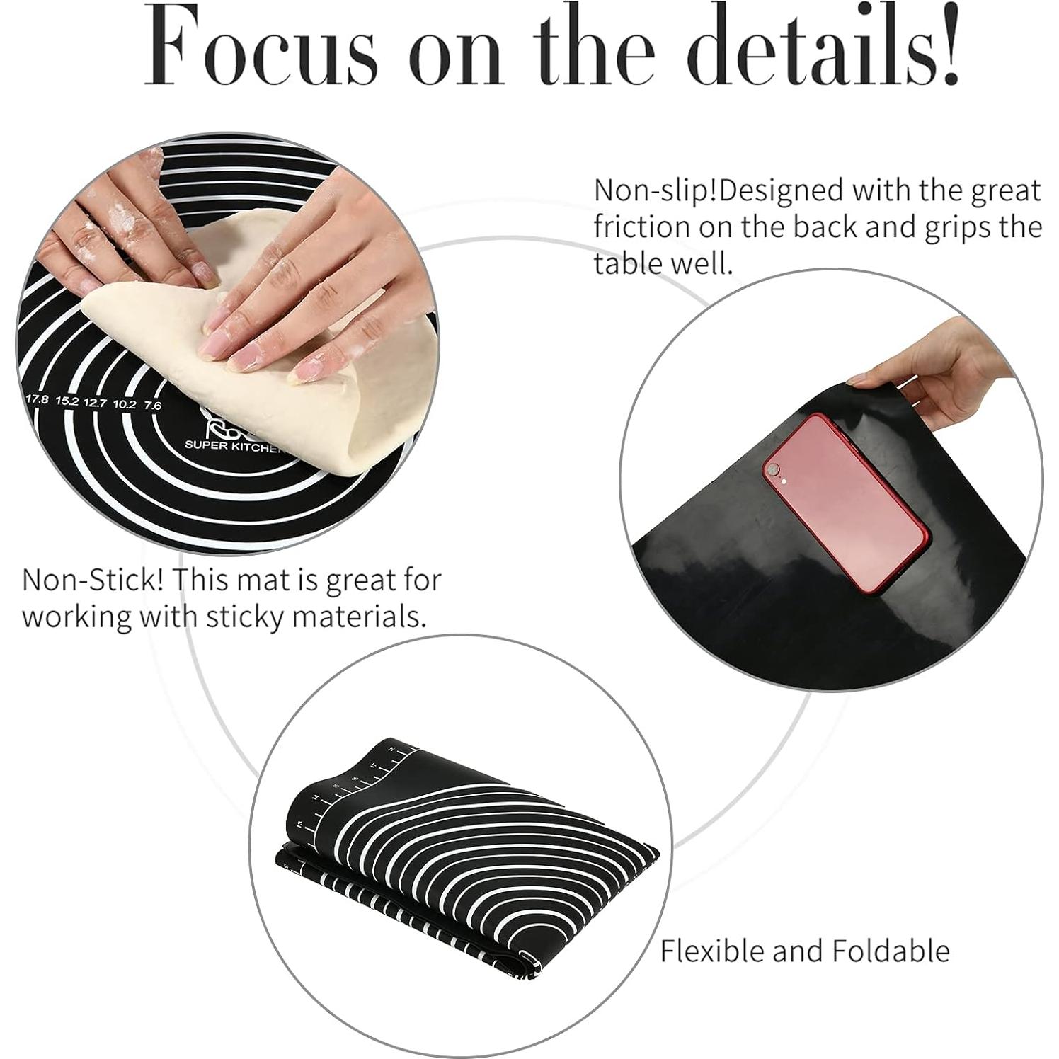 Alfombrilla de Silicona Antideslizante Jumbo 79x61 cm SUPER KITCHEN